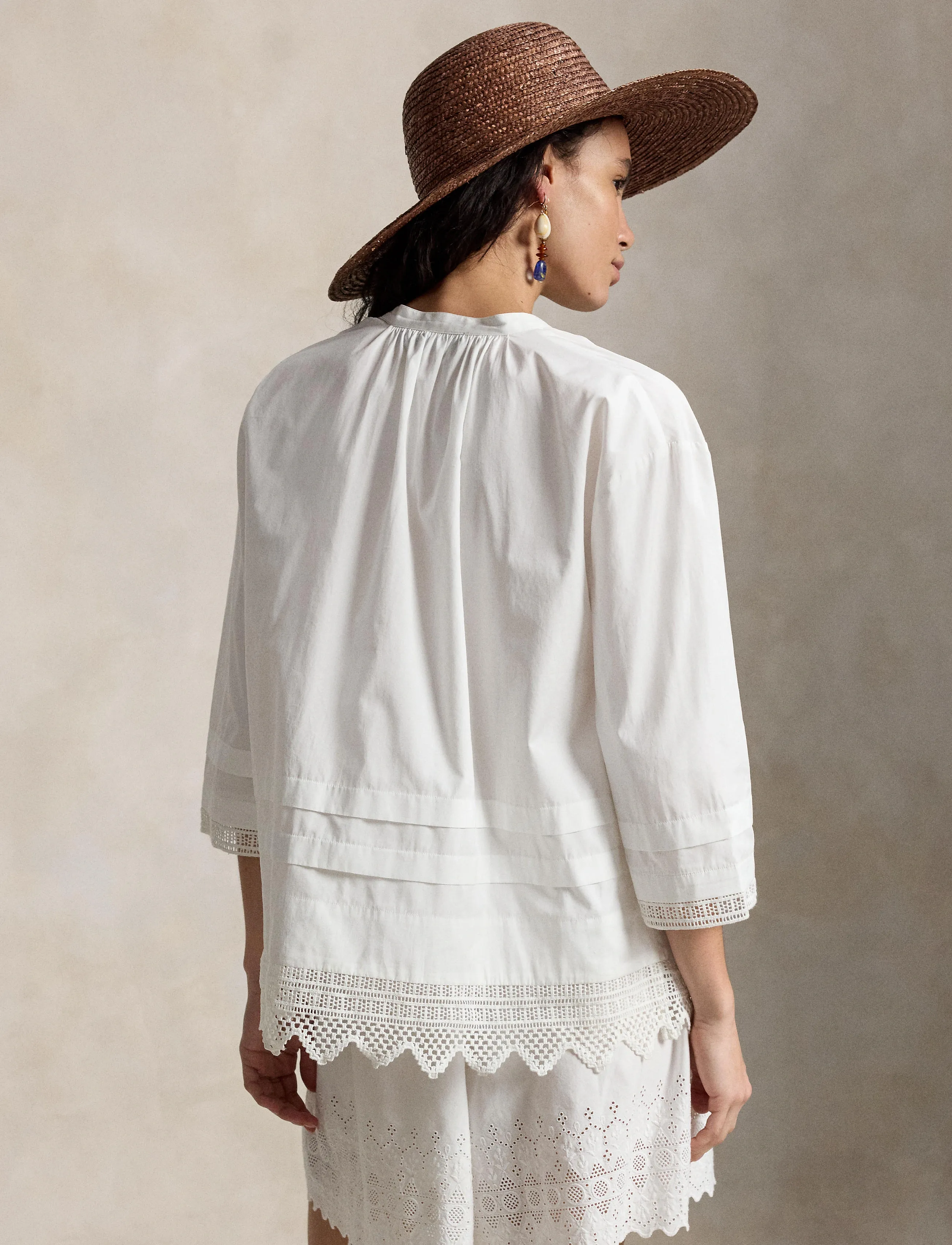 Polo Ralph Lauren - 120/2 YD CTN PW-WVN-SHIRT - pikkade varrukatega pluusid - white - 3