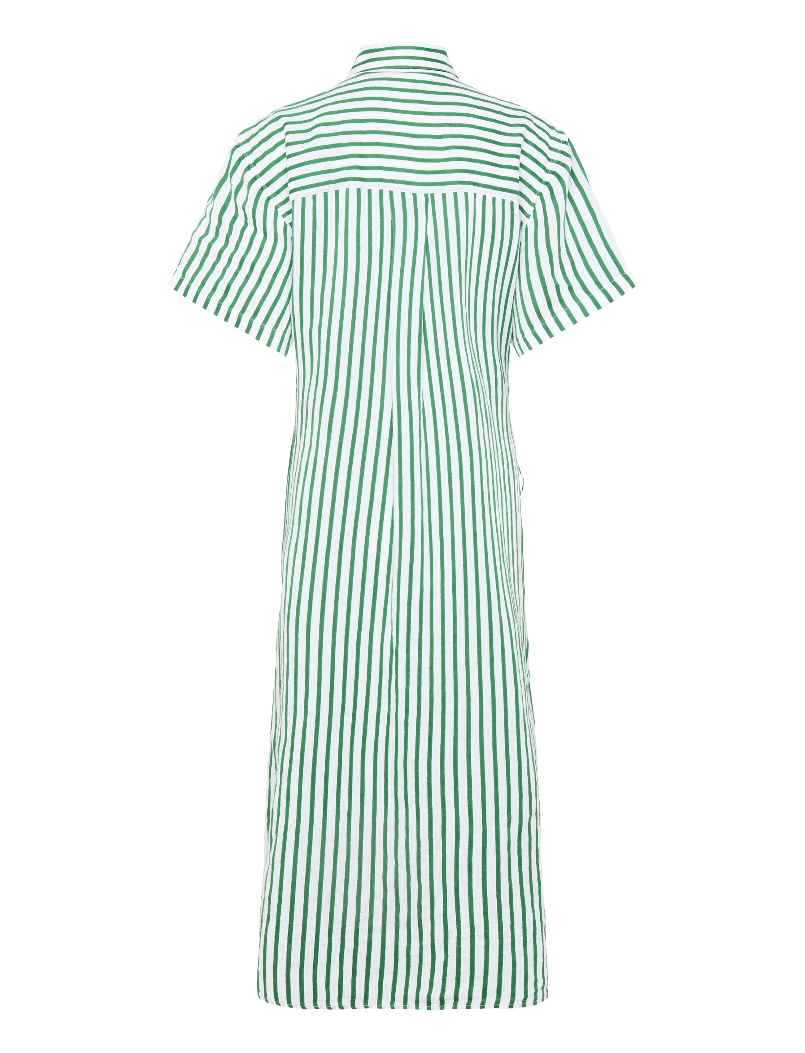 Polo Ralph Lauren - YD LINEN/COTTON-WVN-DRESSES - skjortekjoler - 2019c white-green - 2