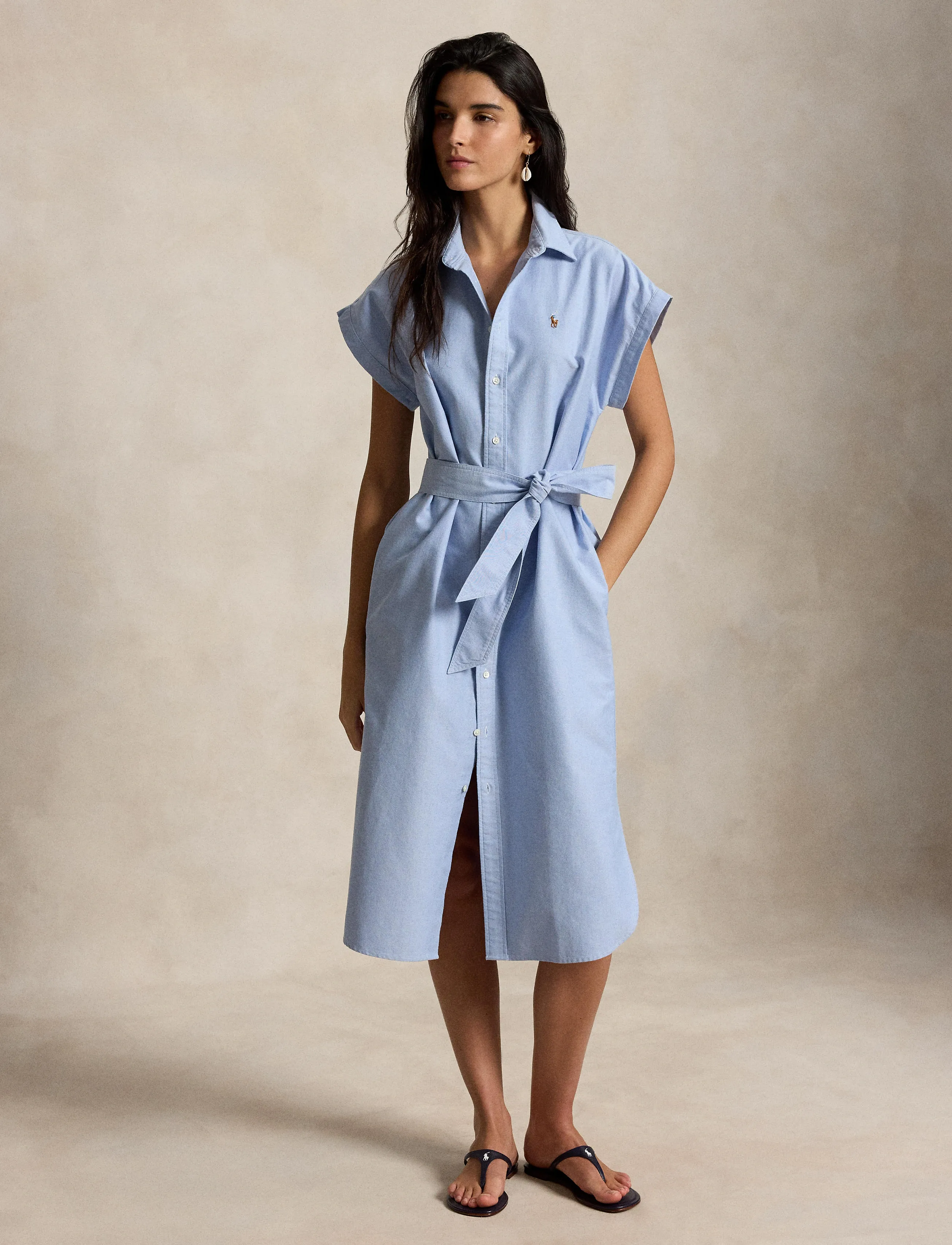 Polo Ralph Lauren - 40/1 CTN YD OXFORD-WVN-DRESSES - skjortekjoler - bsr blue - 3