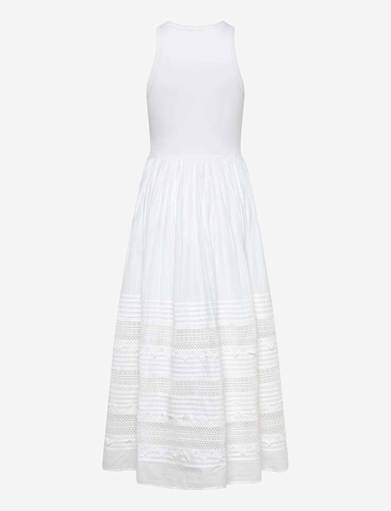 Polo Ralph Lauren - 2X2 RIB/CTN VOILE-WVN-DRESSES - maxikjoler - white - 2