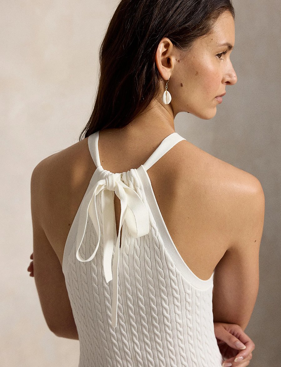 Polo Ralph Lauren - 1/30 VISCOSE BLEND-SWTR-DRESSES - konfirmatsioon - cream - 4
