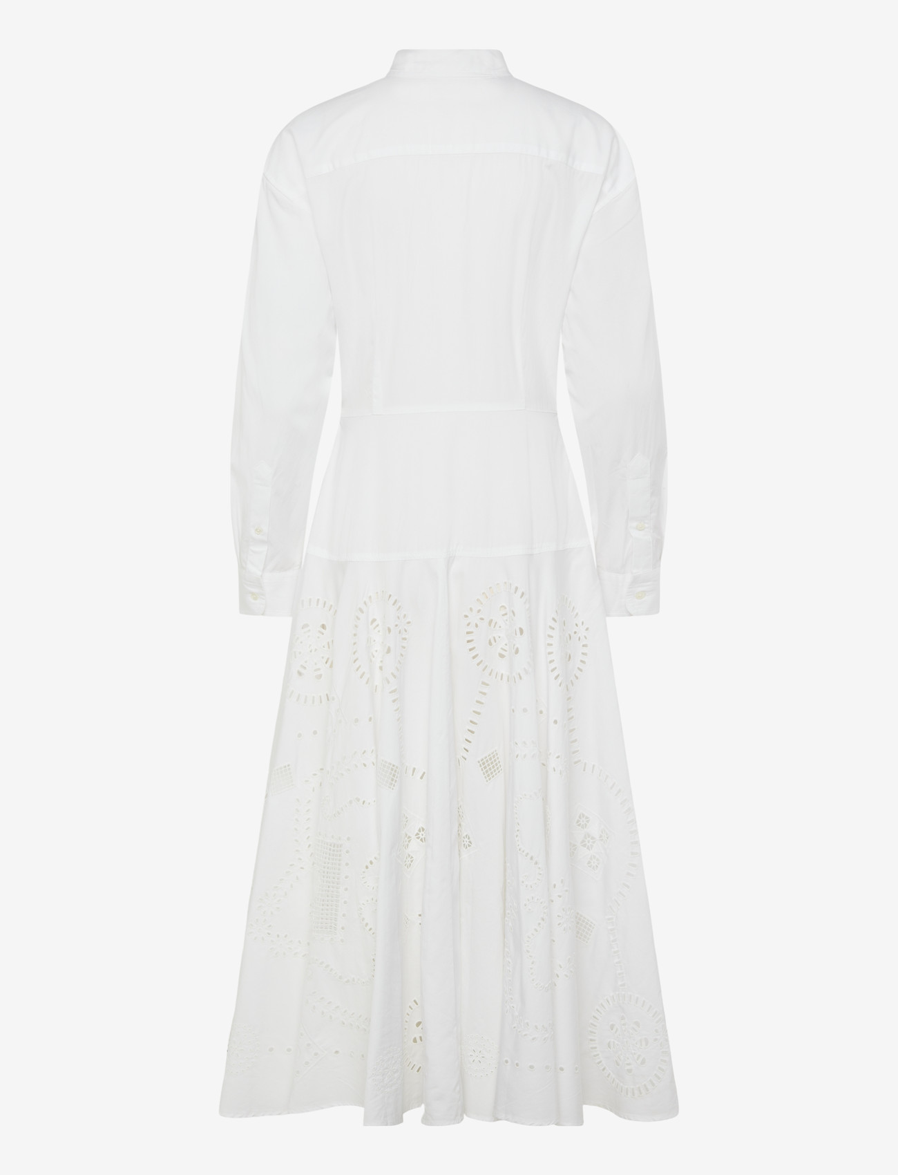 Polo Ralph Lauren - EMB 80/2 MW CTN PW-WVN-DRESSES - pitskleidid - white - 2