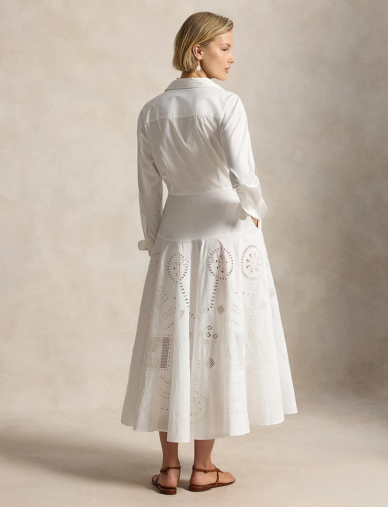 Polo Ralph Lauren - EMB 80/2 MW CTN PW-WVN-DRESSES - robes de dentelle - white - 5