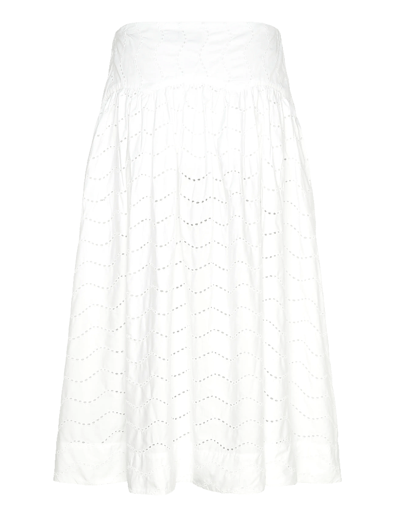 Polo Ralph Lauren - EMB 80/2 MW CTN PW-WVN-SKIRT - midi - white - 2