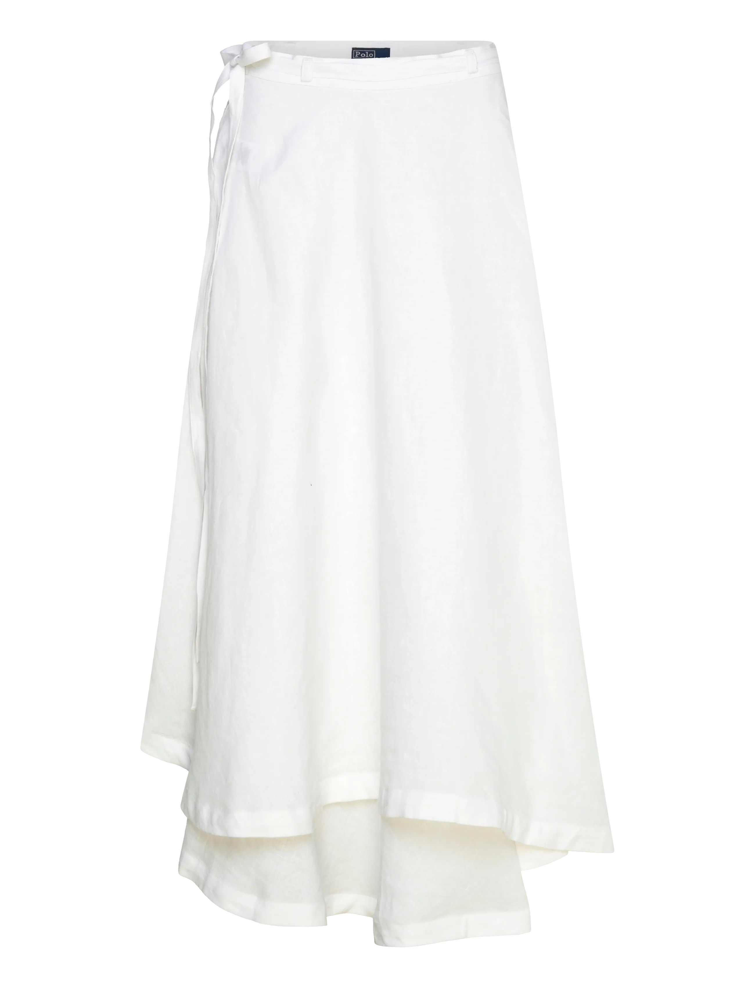 Polo Ralph Lauren 26/1 MW PD LINEN-WVN-SKIRT - Röcke - WHITE / white