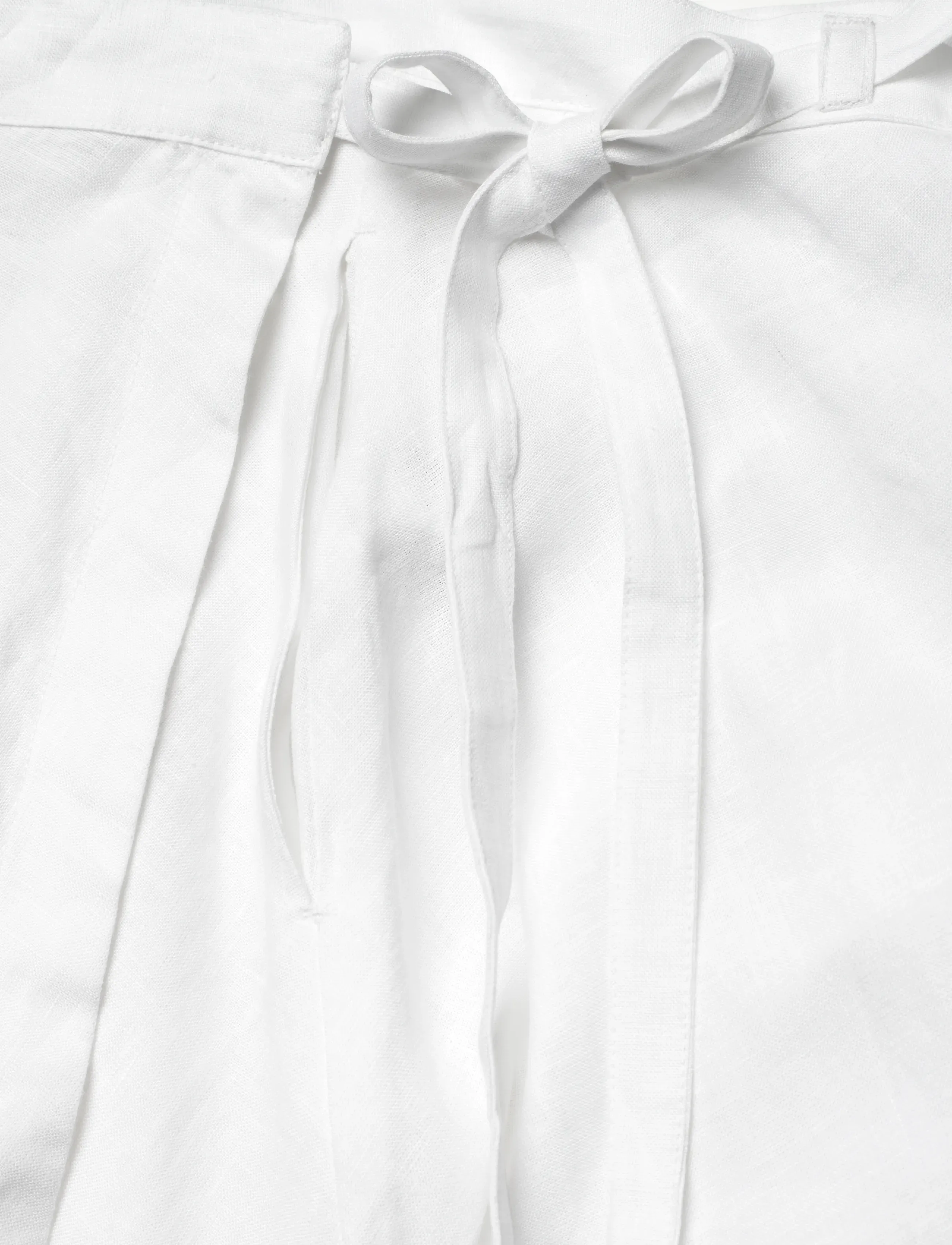 Polo Ralph Lauren - 26/1 MW PD LINEN-WVN-SKIRT - slå-om-nederdele - white - 5