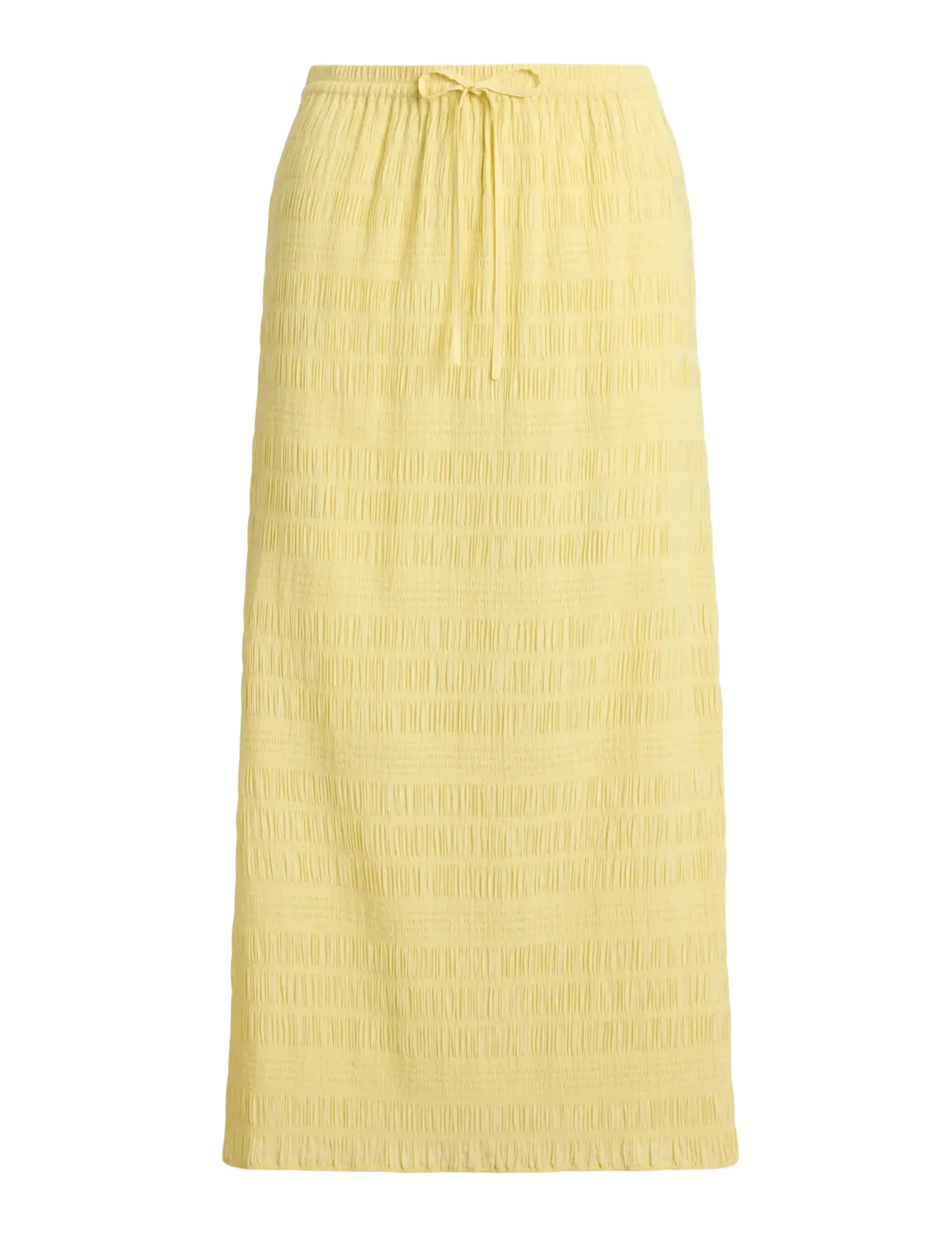 Polo Ralph Lauren STRETCH SEERSUCKER-WVN-SKIRT - Seelikud - BANANA PEEL / yellow