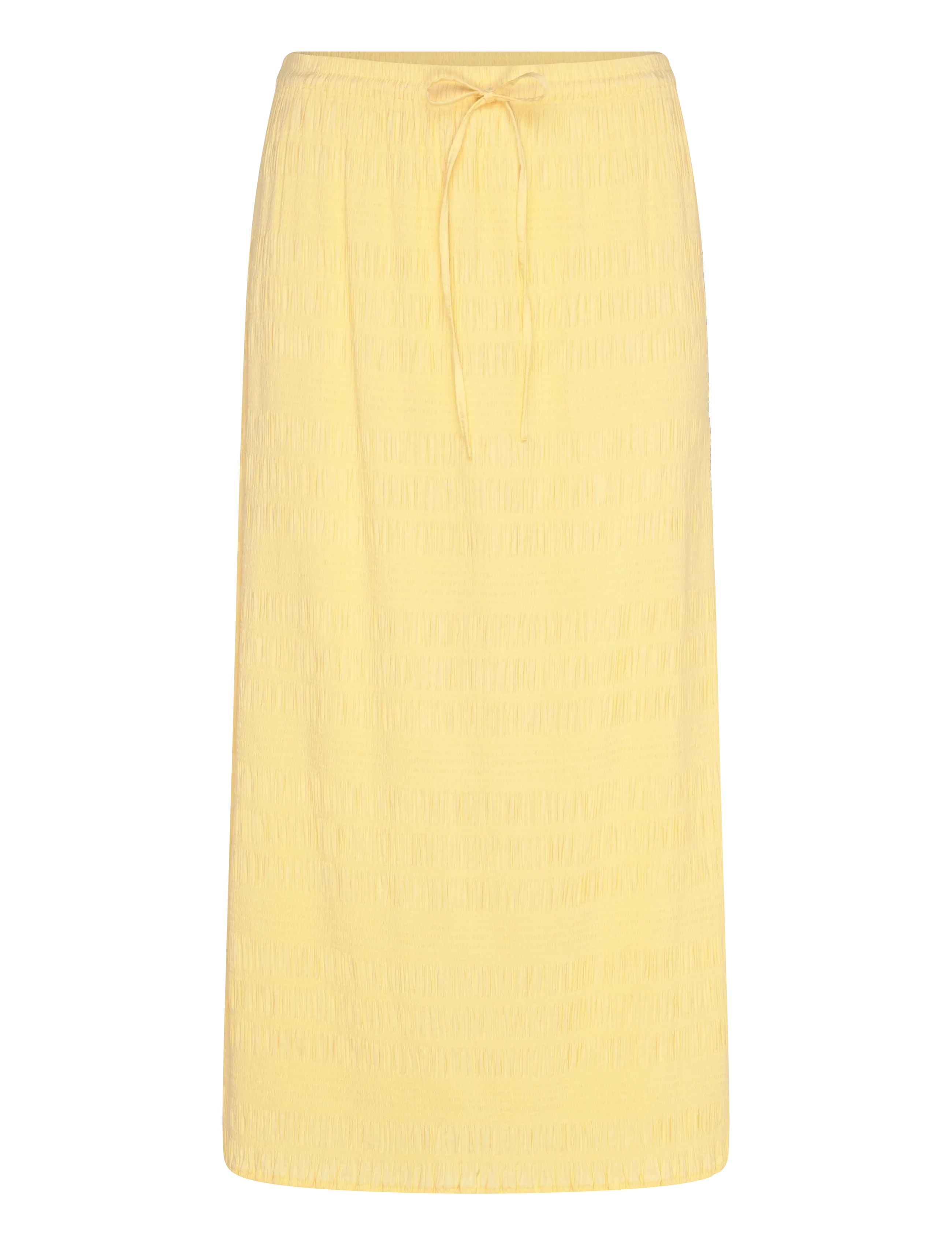 Polo Ralph Lauren STRETCH SEERSUCKER-WVN-SKIRT - Maxi Röcke - BANANA PEEL / yellow