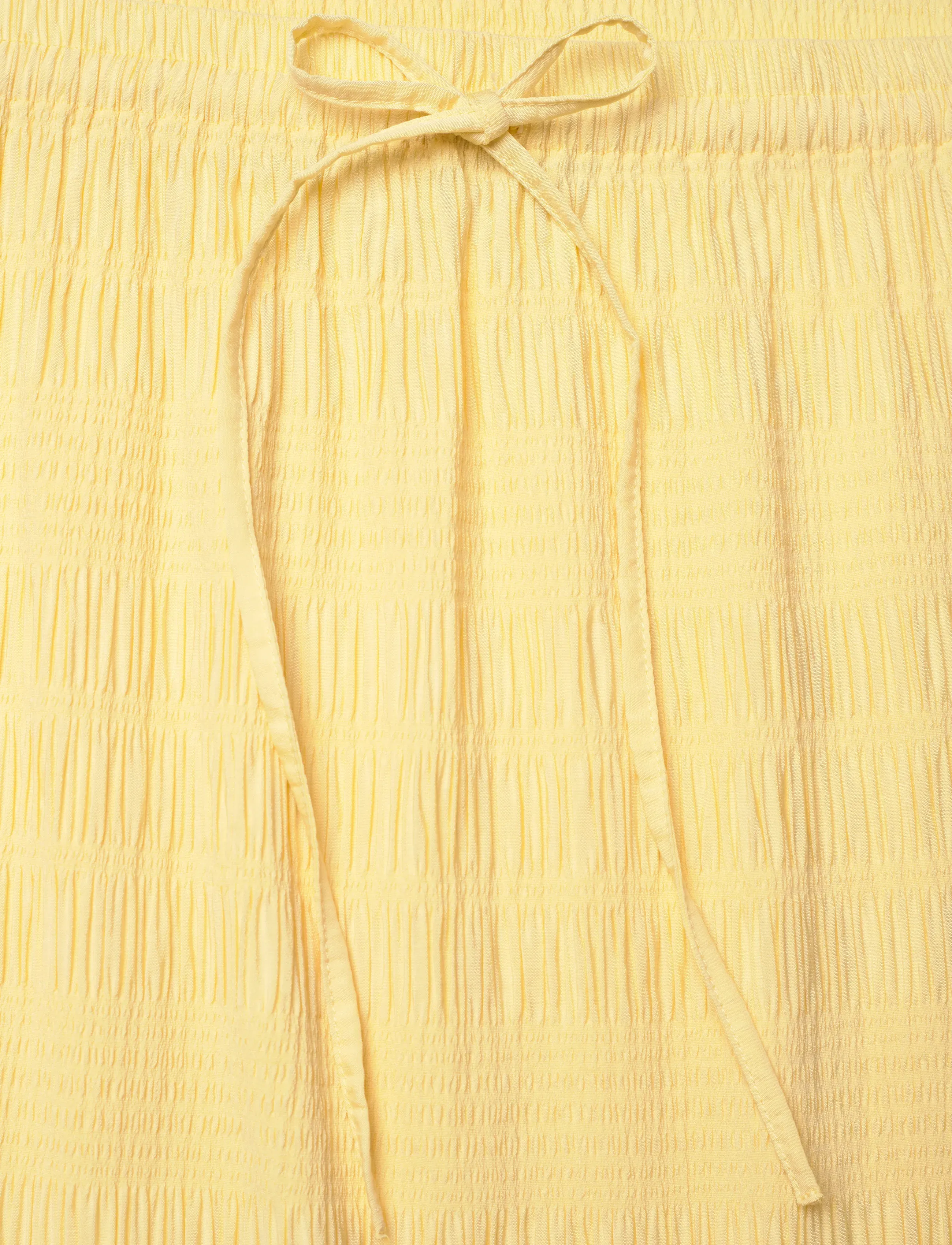 Polo Ralph Lauren - STRETCH SEERSUCKER-WVN-SKIRT - jupes longues - banana peel - 4