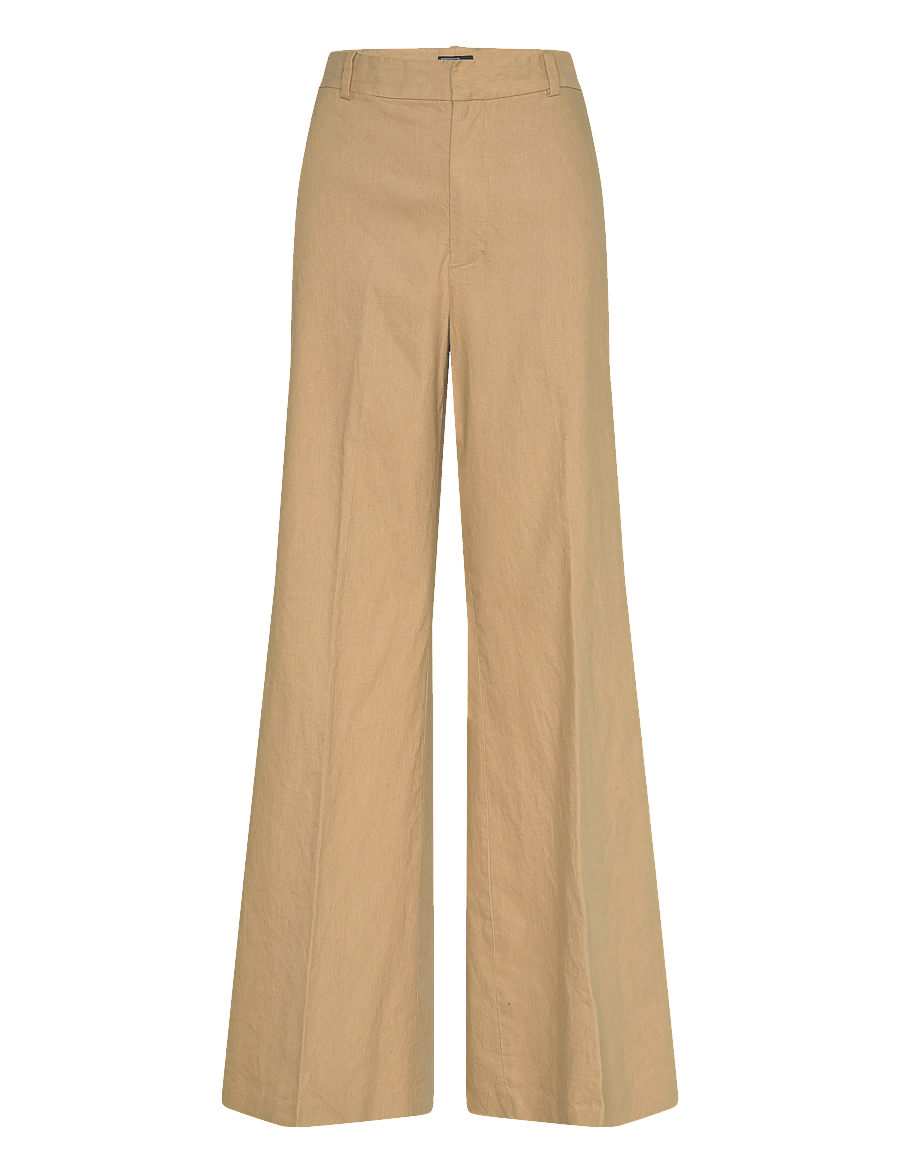 Polo Ralph Lauren - 12/1 STR LIN BLD PW-WVN-PANTS - linen trousers - classic camel - 1
