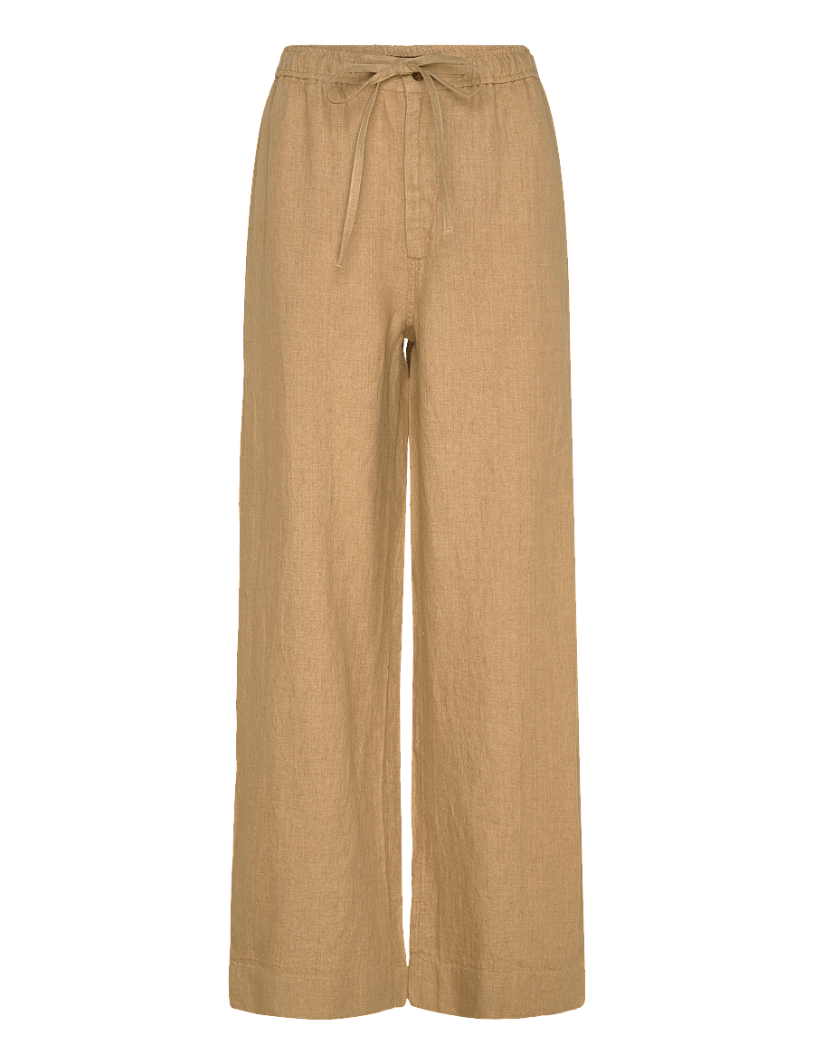 Polo Ralph Lauren - 9/1 PD LINEN-WVN-PANTS - hørbukser - classic camel - 1