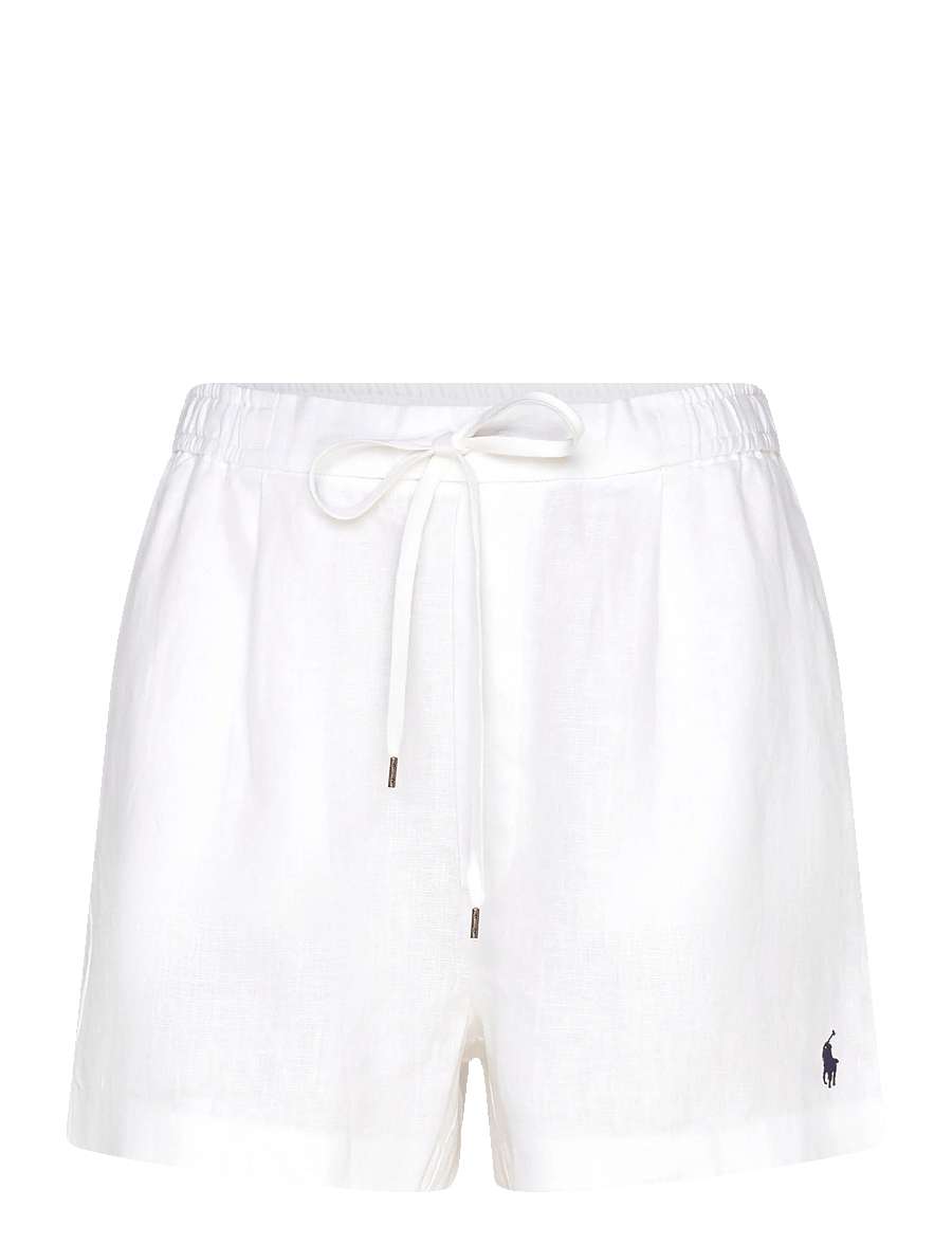 Polo Ralph Lauren - 9/1 PD LINEN-WVN-SHORTS - linased lühikesed püksid - white - 0
