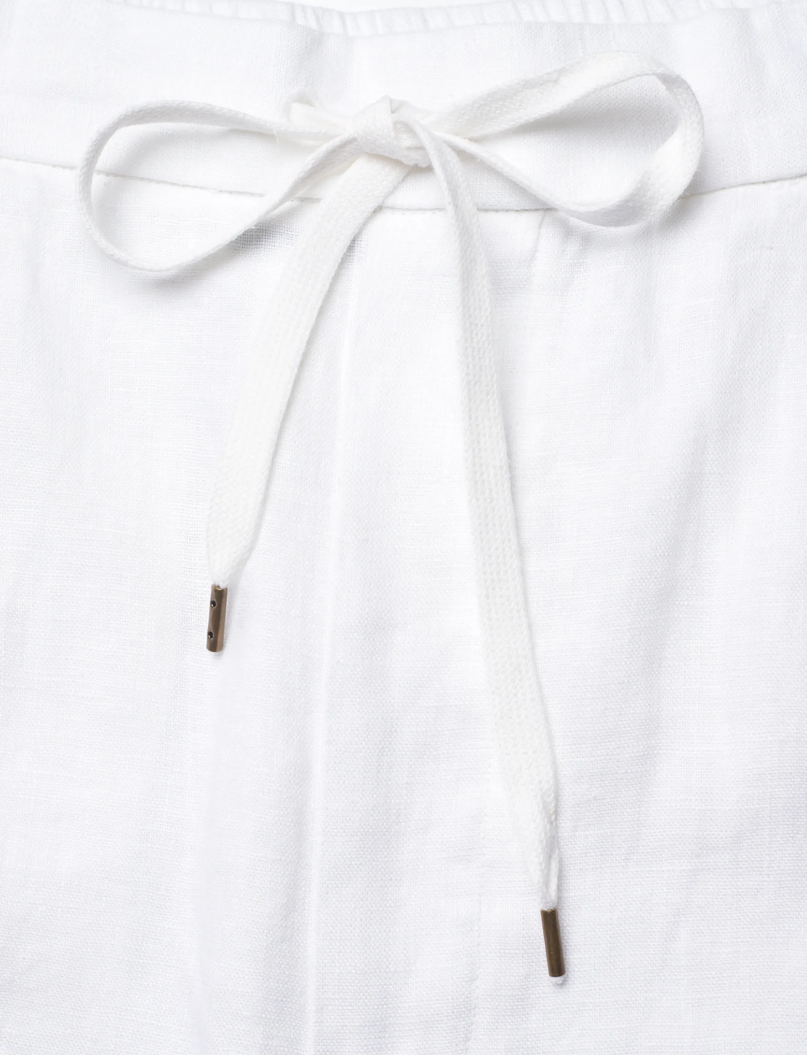 Polo Ralph Lauren - 9/1 PD LINEN-WVN-SHORTS - hørshorts - white - 3