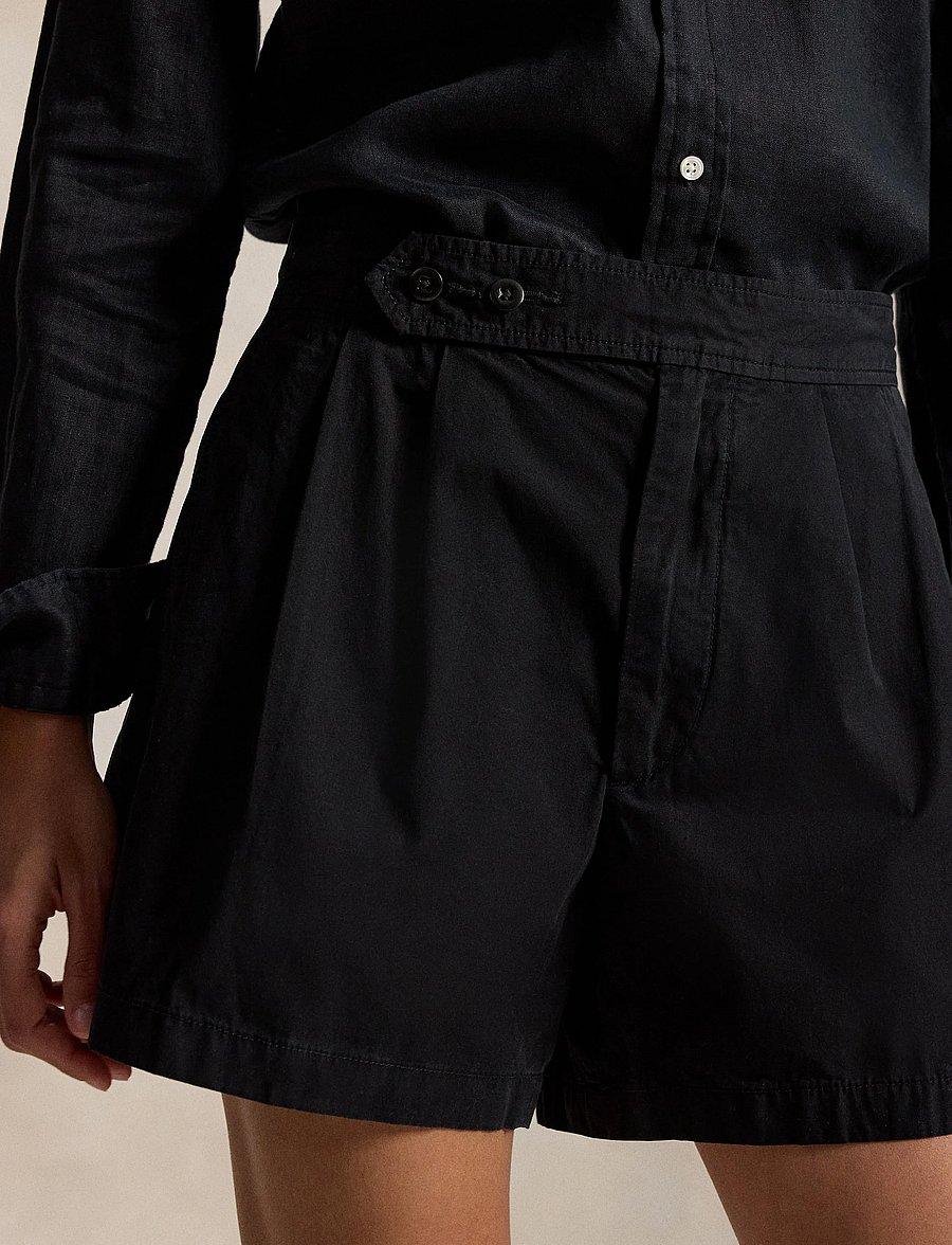 Polo Ralph Lauren - COTTON POPLIN-WVN-SHORTS - bermudashorts - polo black - 5