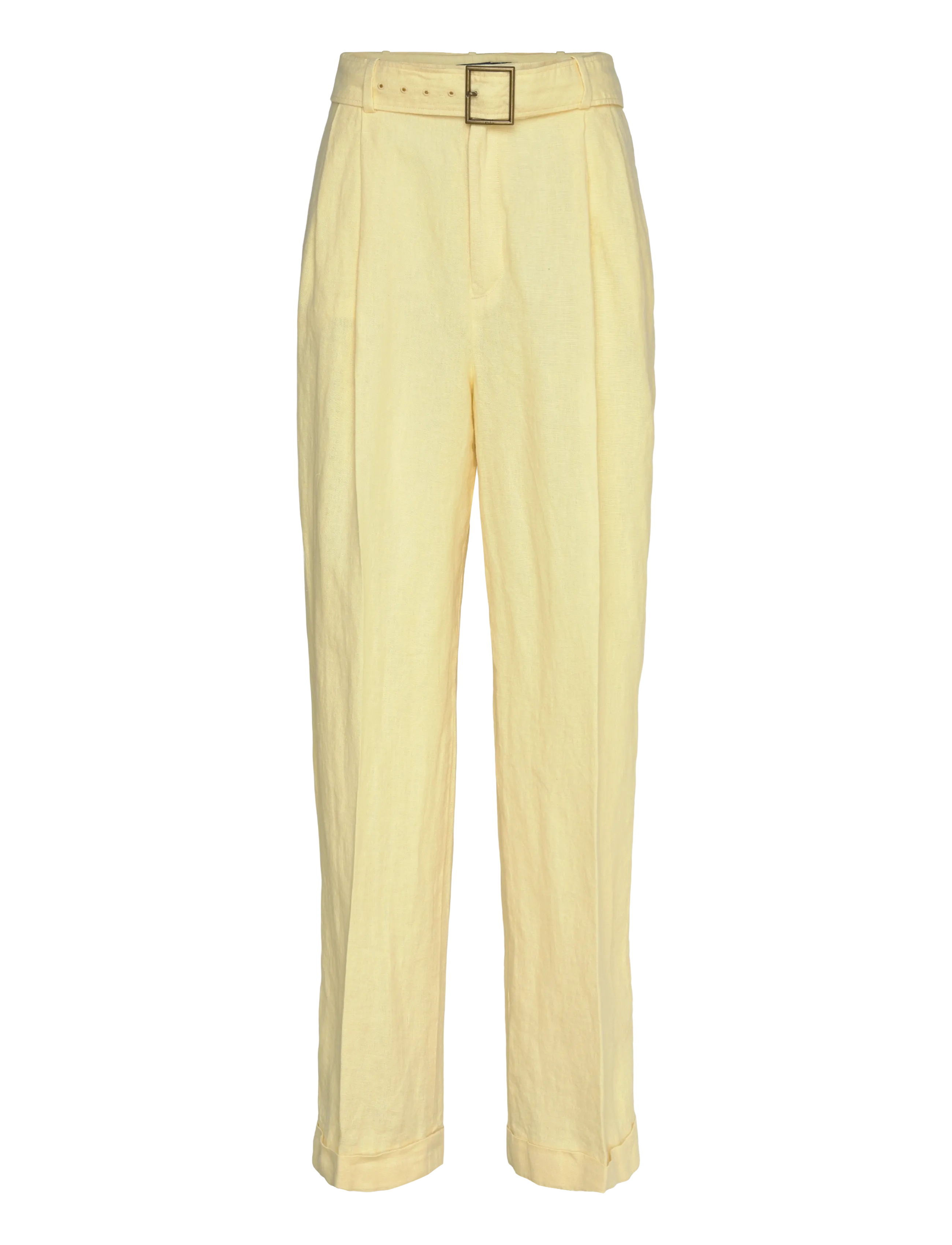 Polo Ralph Lauren - 9/1 YD LINEN-WVN-PANTS - linnebyxor - yellow - 1
