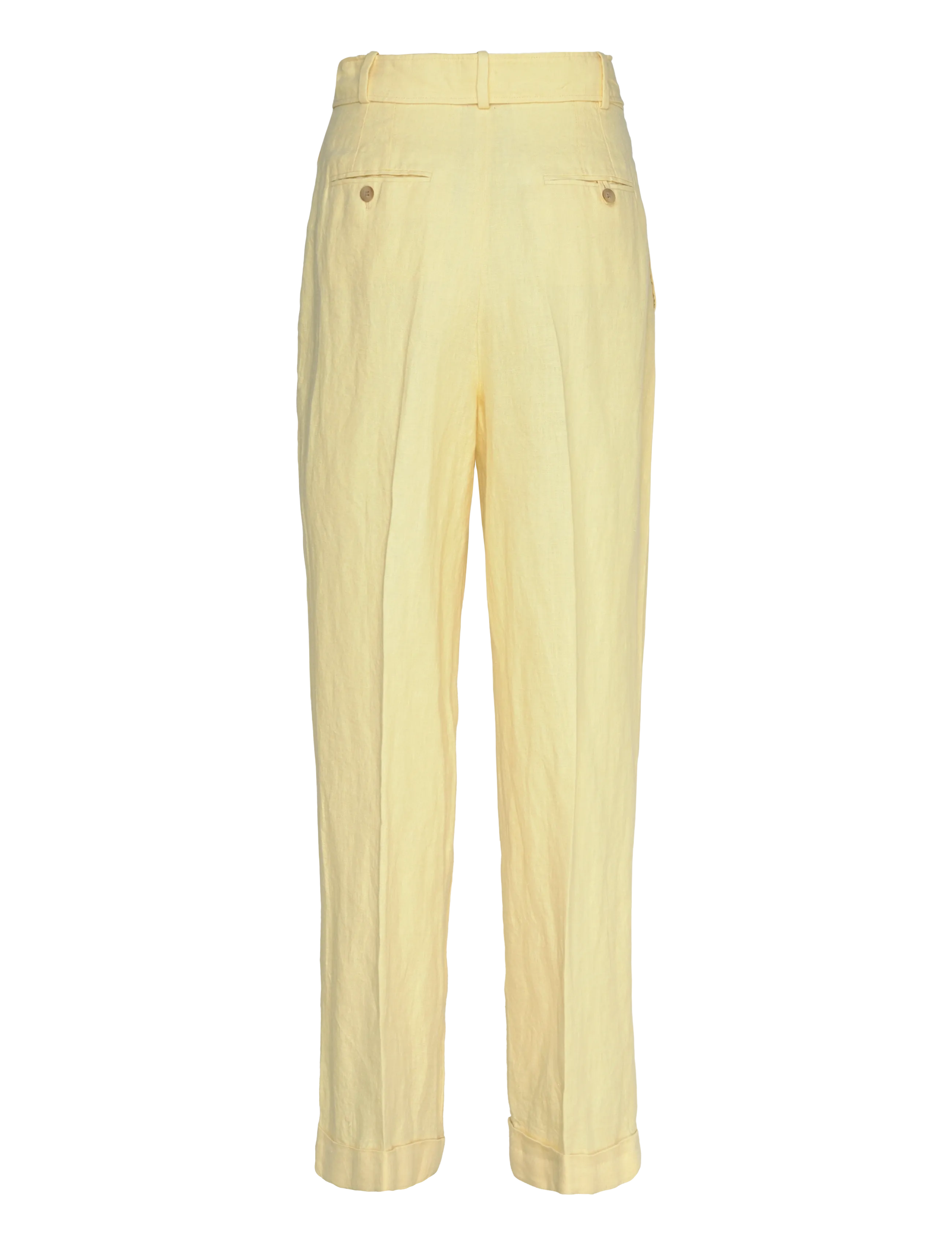 Polo Ralph Lauren - 9/1 YD LINEN-WVN-PANTS - linnebyxor - yellow - 2