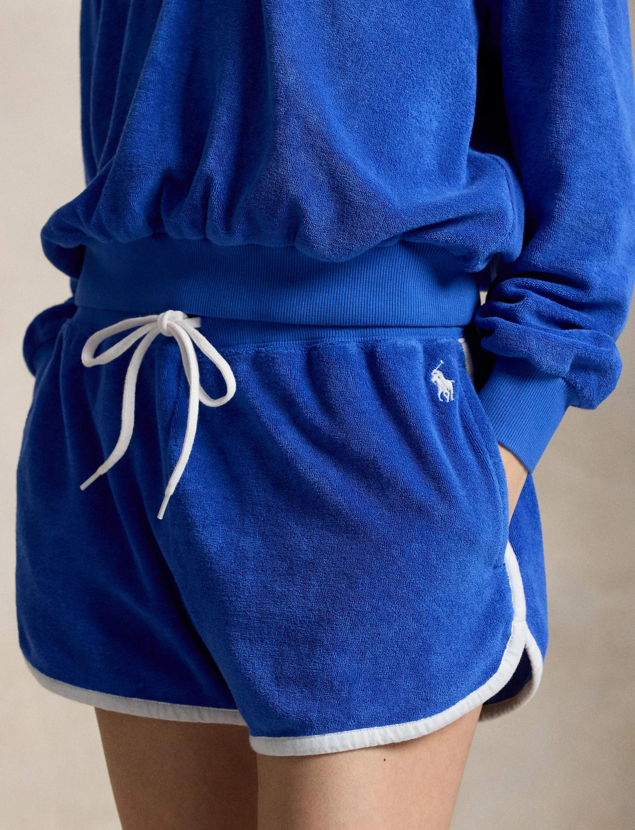 Polo Ralph Lauren - LT WT COTTON TERRY-KNT-SHORTS - collegeshortsit - gala blue - 4
