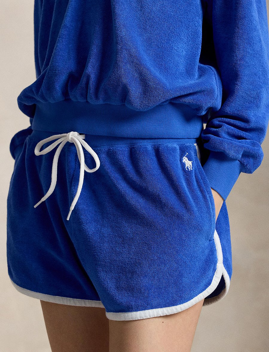 Polo Ralph Lauren - LT WT COTTON TERRY-KNT-SHORTS - lühikesed dressipüksid - gala blue - 4