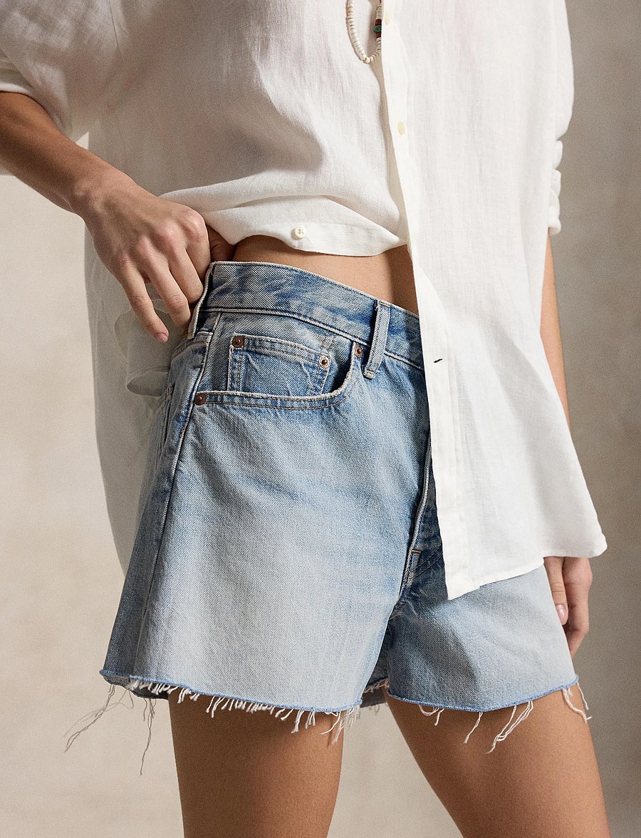 Polo Ralph Lauren - 3X1 RIGID DENIM-WVN-SHORTS - lühikesed teksapüksid - nakina wash - 4