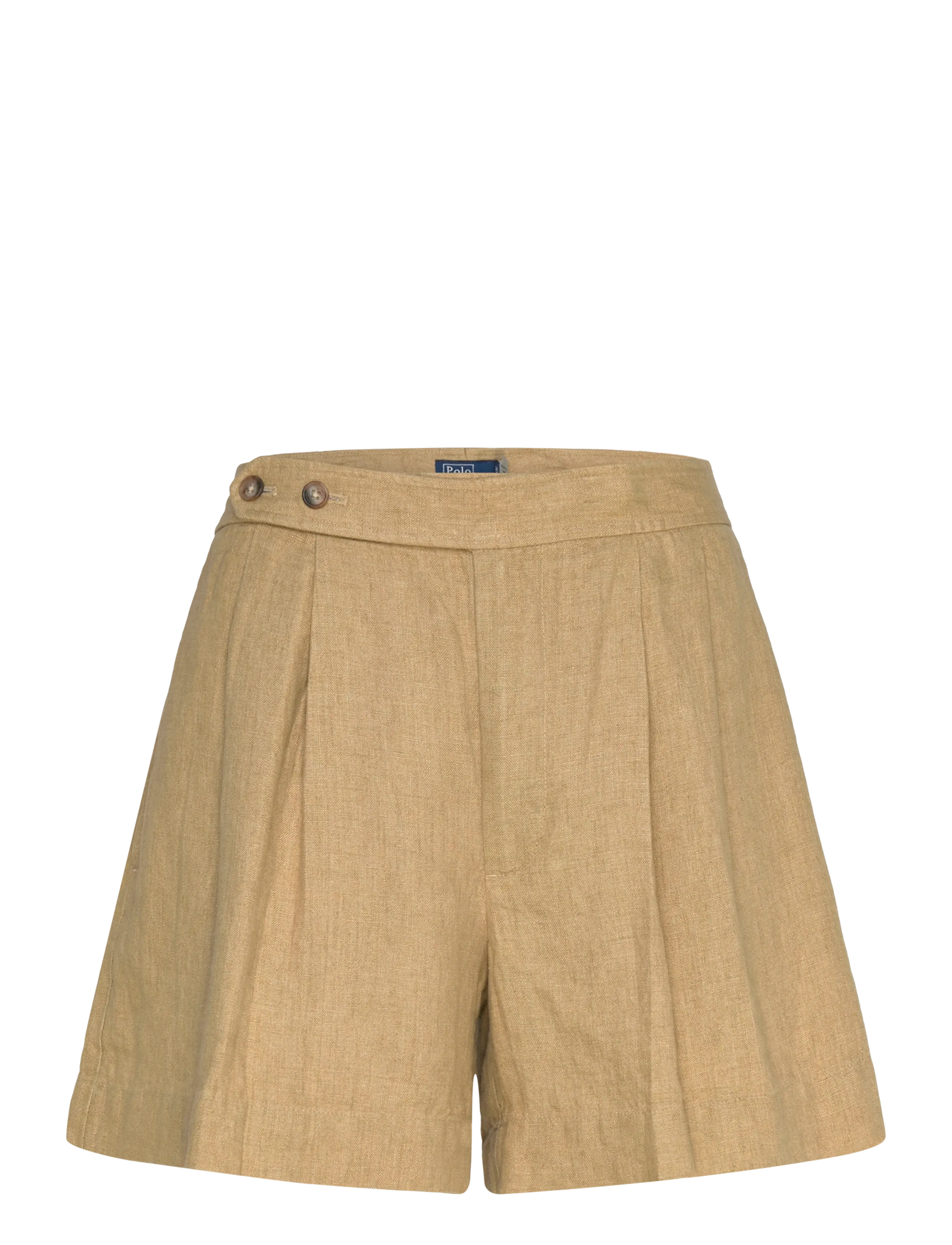 Polo Ralph Lauren 9/1 DELAVE LINEN-WVN-SHORTS - Kleidung - CLASSIC CAMEL / beige