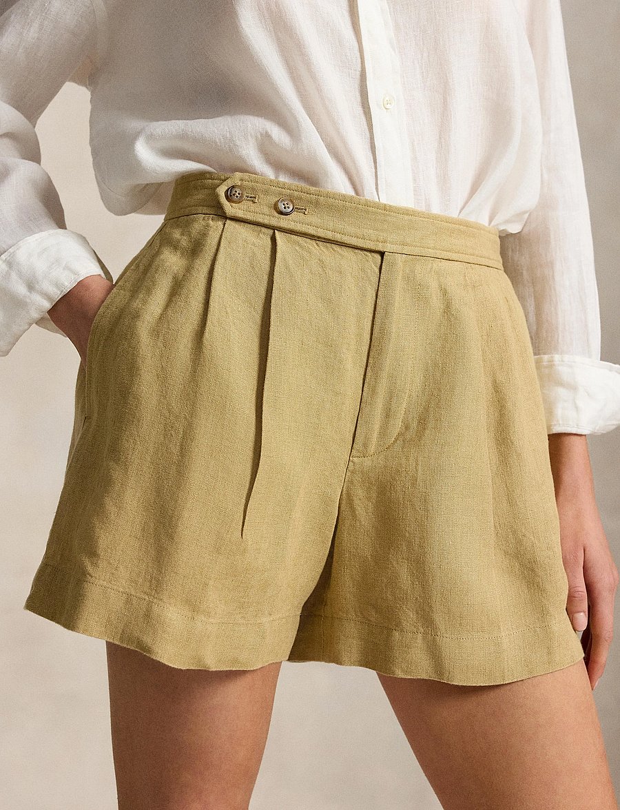 Polo Ralph Lauren - 9/1 DELAVE LINEN-WVN-SHORTS - classic camel - 3
