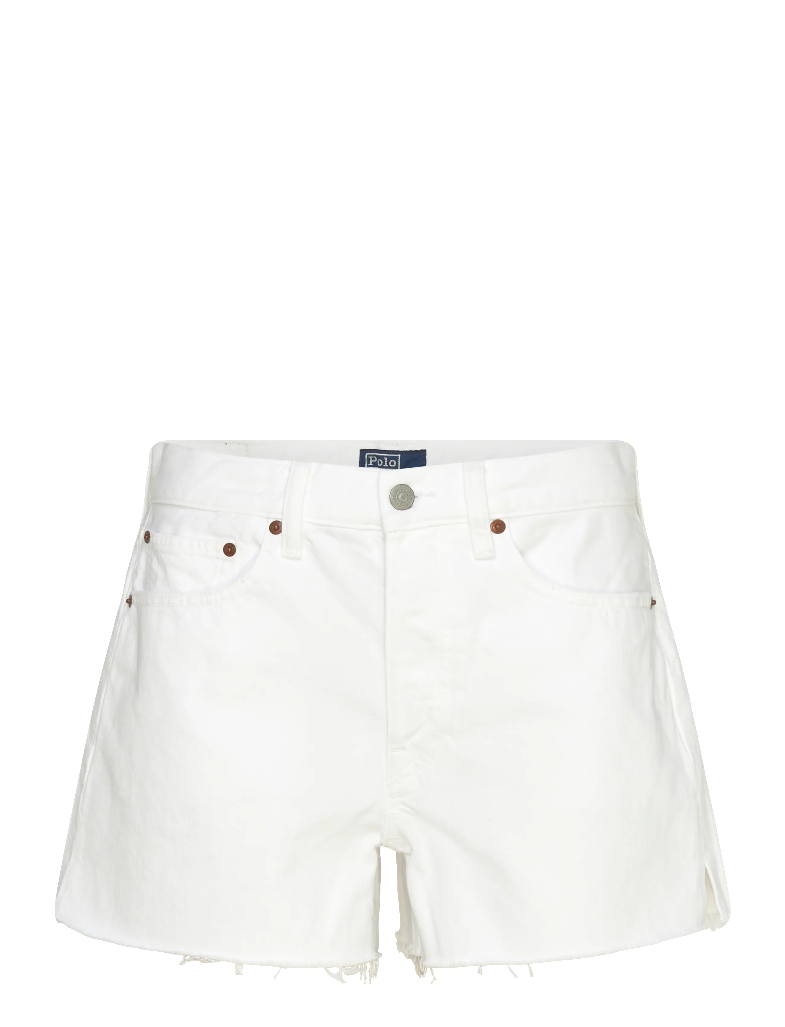 Polo Ralph Lauren 3X1 RIGID DENIM-WVN-SHORTS - Tøj - BRUSSON WASH / white