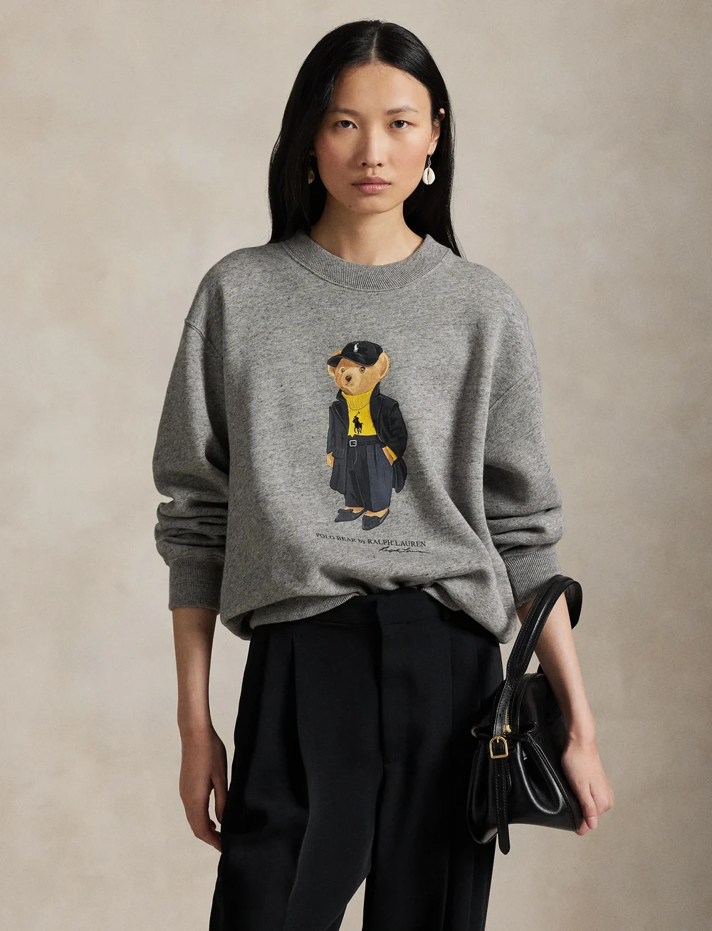 Polo Ralph Lauren - ARCTIC FLEECE-KNT-SWEATSHIRT - sweatshirts & hættetrøjer - dark vintage heat - 3