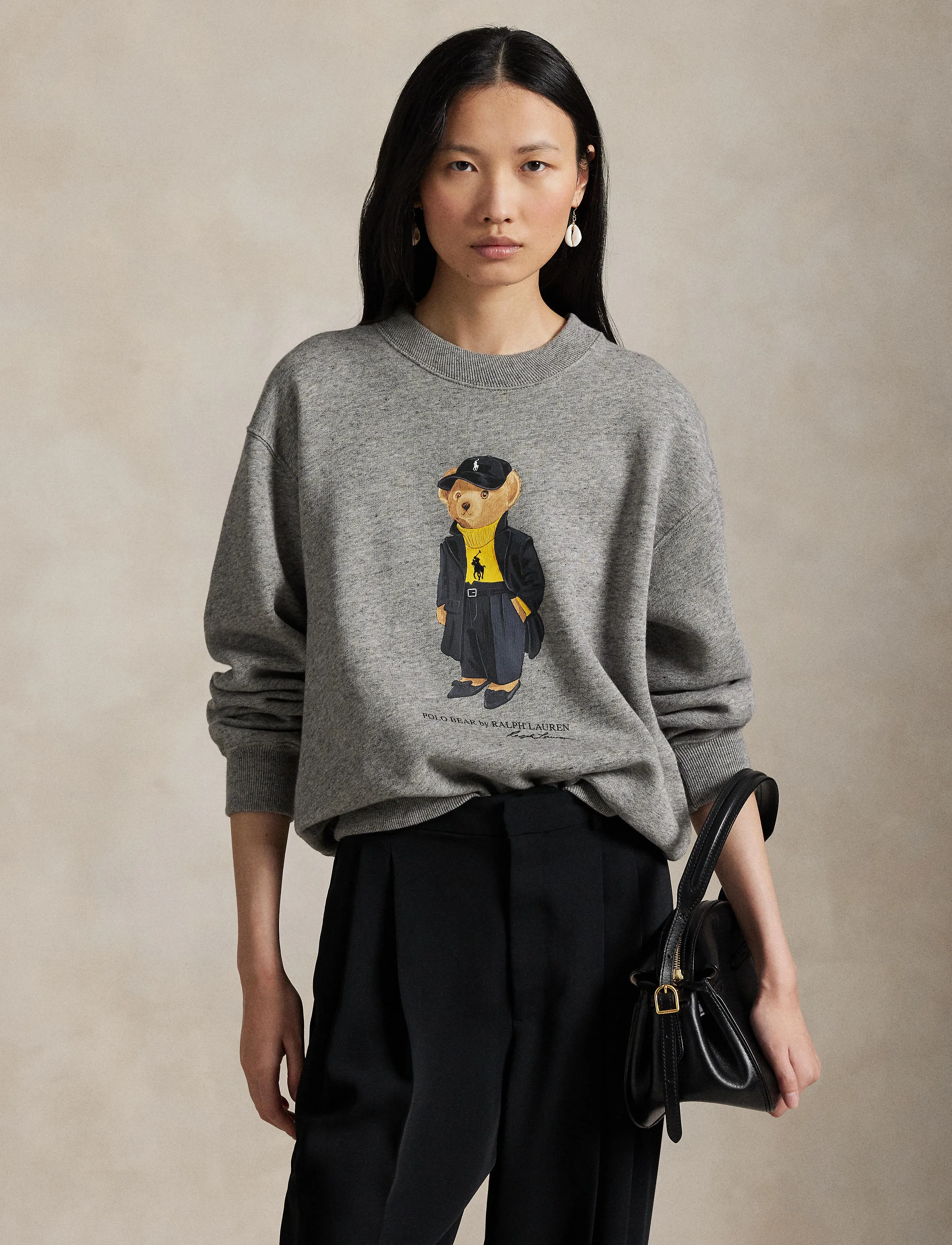 Polo Ralph Lauren - Polo Bear Fleece Crewneck - dark vintage heat - 3