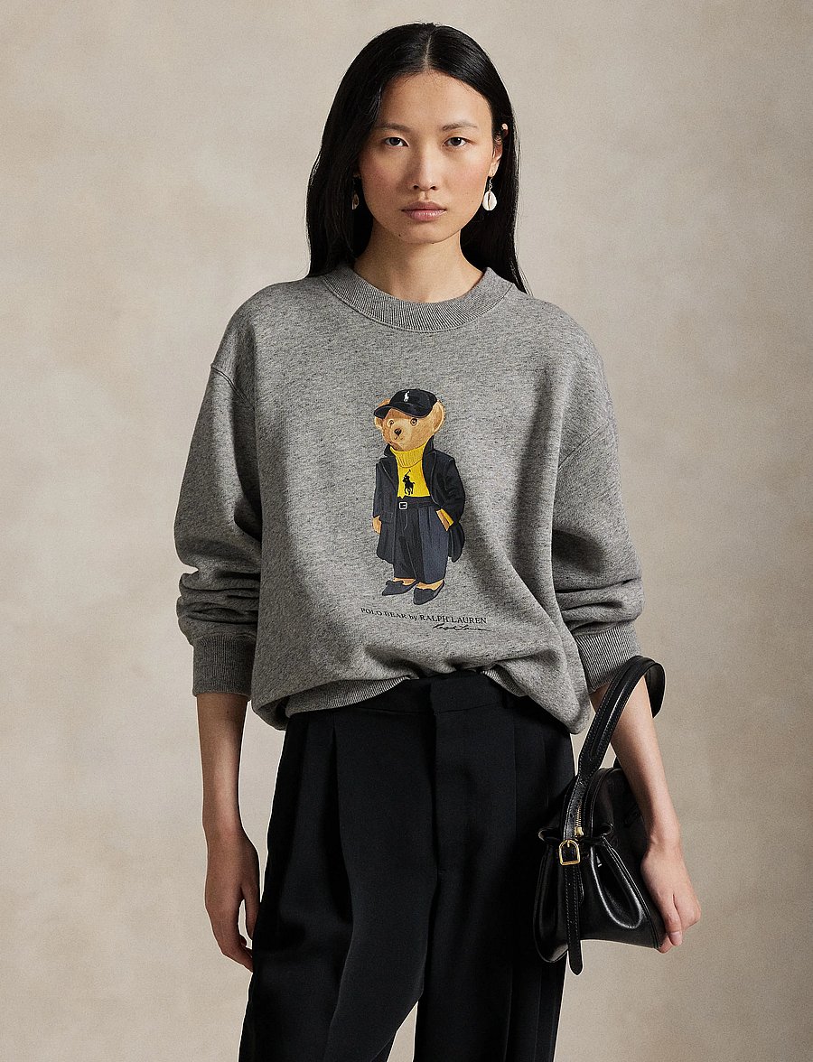 Polo Ralph Lauren - Polo Bear Fleece Crewneck - dark vintage heat - 3