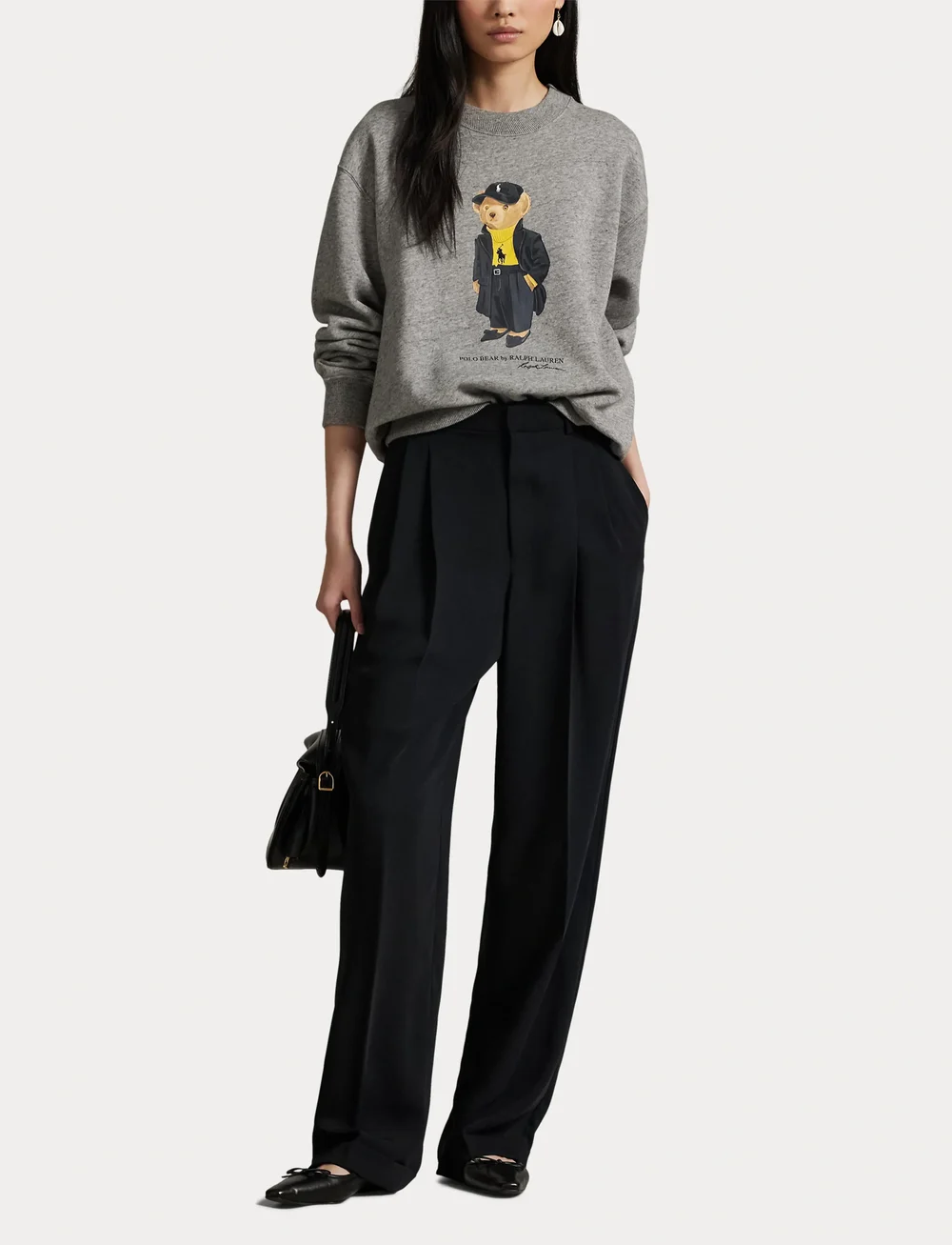 Polo Ralph Lauren - ARCTIC FLEECE-KNT-SWEATSHIRT - sweatshirts & hættetrøjer - dark vintage heat - 4