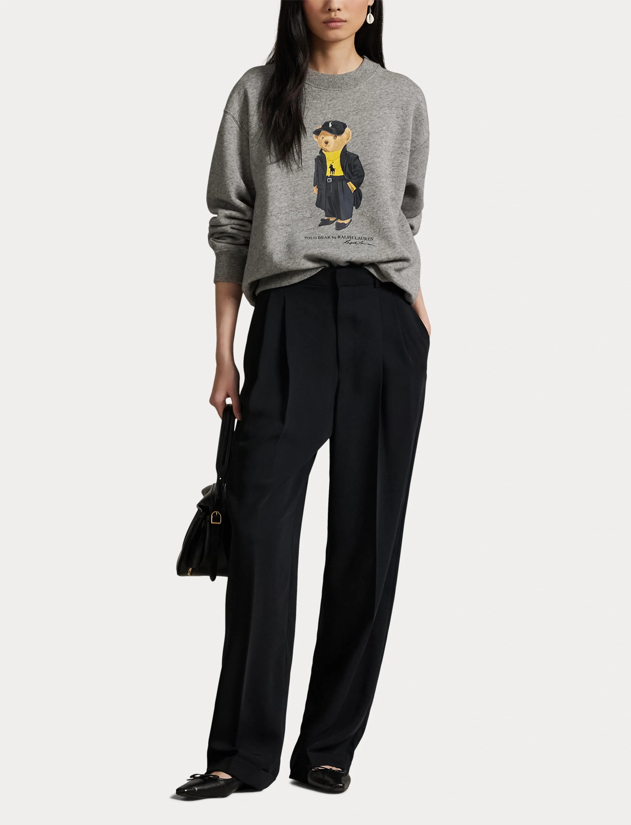 Polo Ralph Lauren - Polo Bear Fleece Crewneck - dark vintage heat - 4