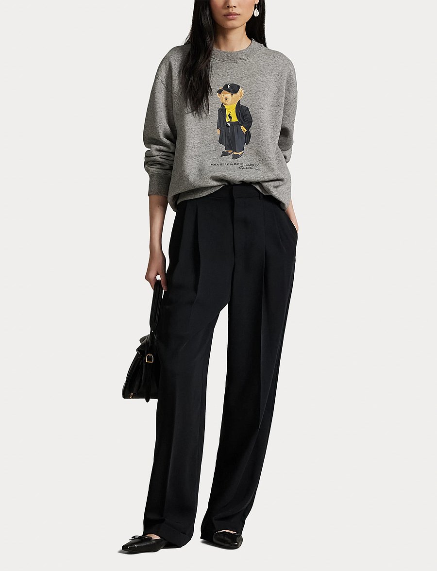 Polo Ralph Lauren - Polo Bear Fleece Crewneck - dark vintage heat - 4
