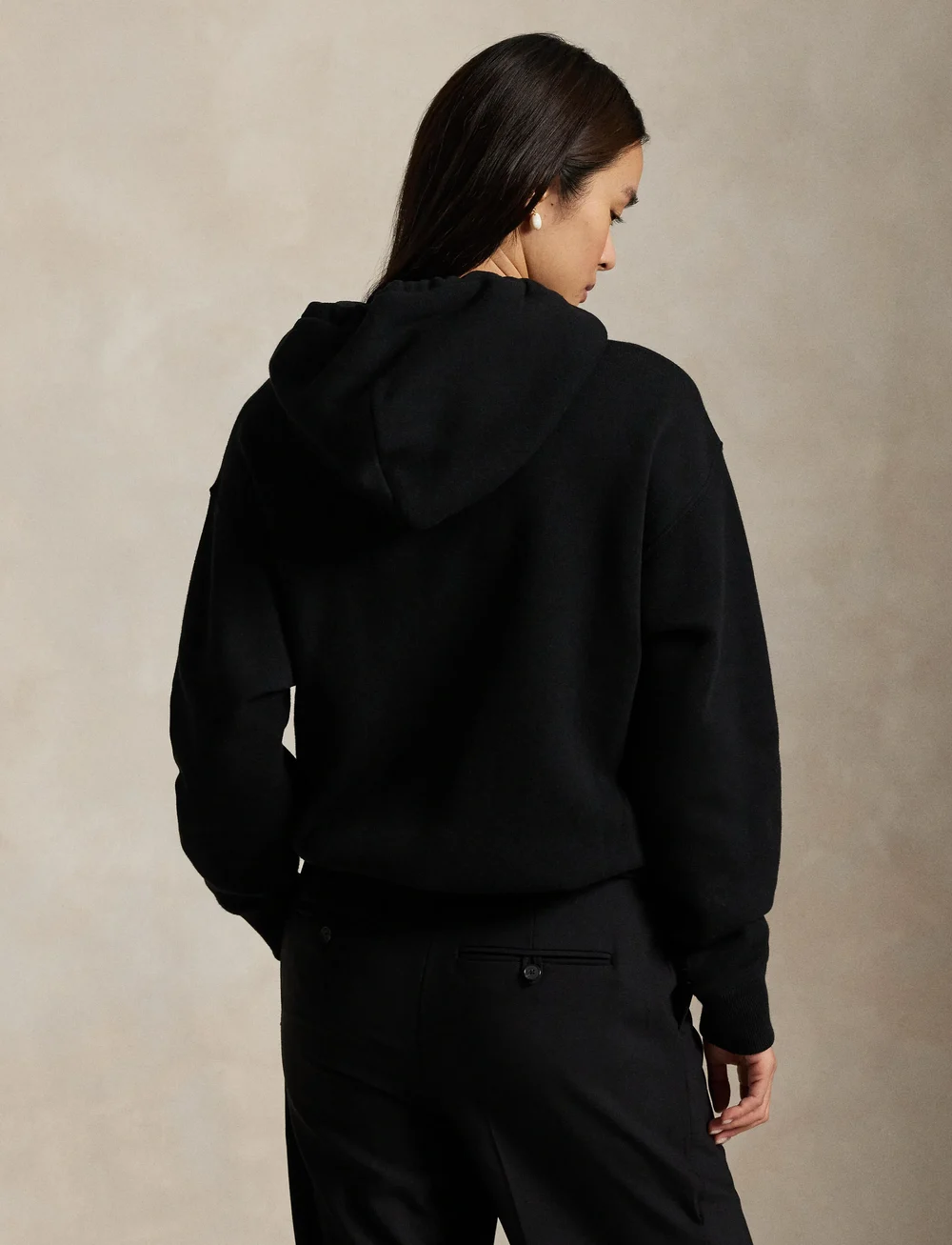 Polo Ralph Lauren - ARCTIC FLEECE-KNT-SWEATSHIRT - dressipluusid ja kapuutsiga dressipluusid - polo black - 2