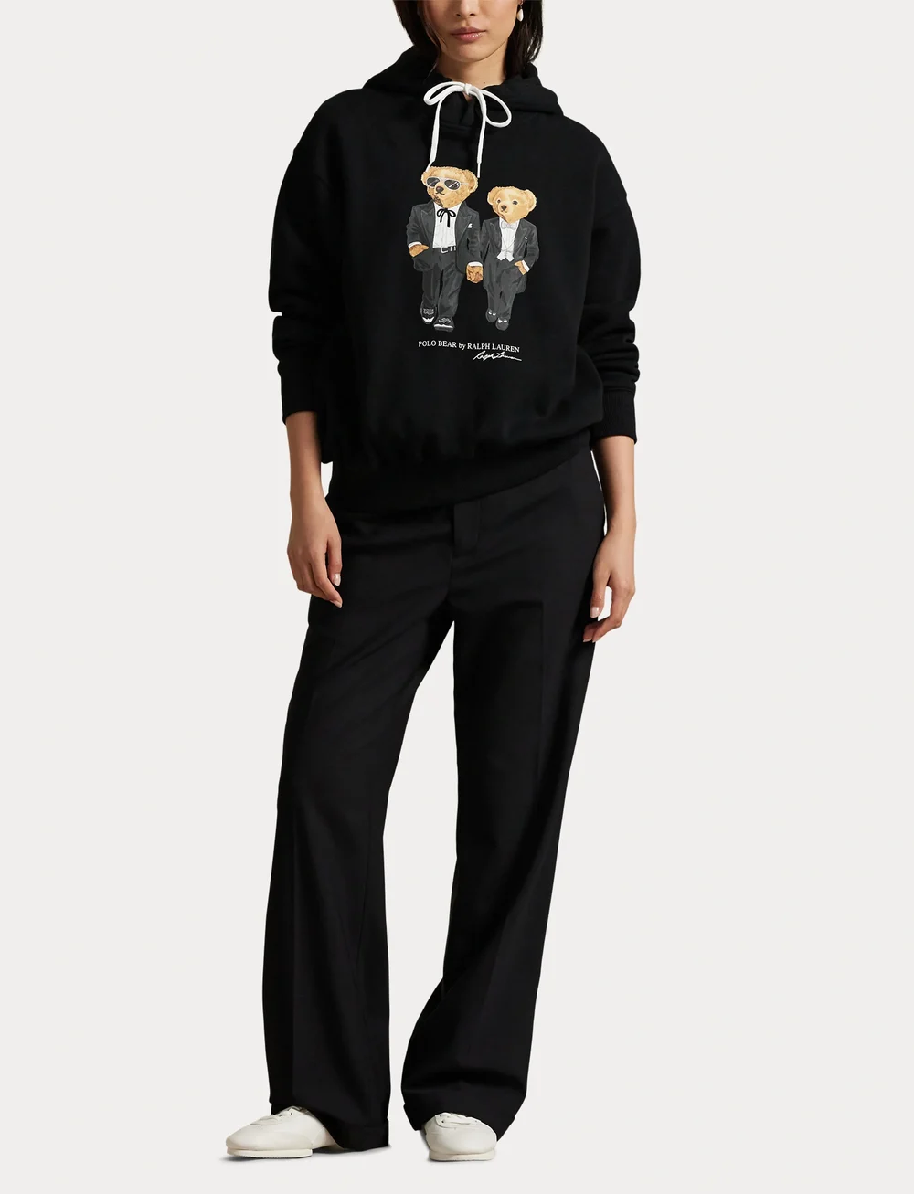 Polo Ralph Lauren - ARCTIC FLEECE-KNT-SWEATSHIRT - dressipluusid ja kapuutsiga dressipluusid - polo black - 4