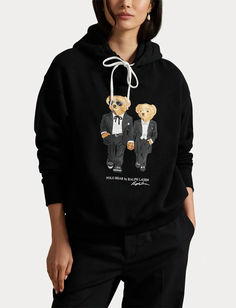 Polo Ralph Lauren - ARCTIC FLEECE-KNT-SWEATSHIRT - dressipluusid ja kapuutsiga dressipluusid - polo black - 5