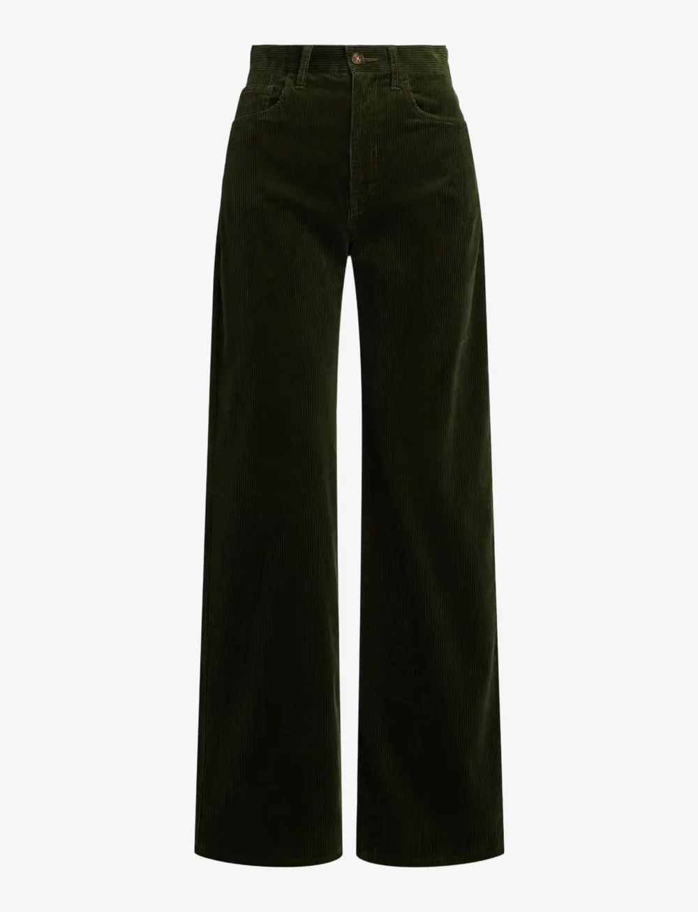 Polo Ralph Lauren - Cotton Corduroy Wide-Leg Pant - szerokie dżinsy - olive - 1