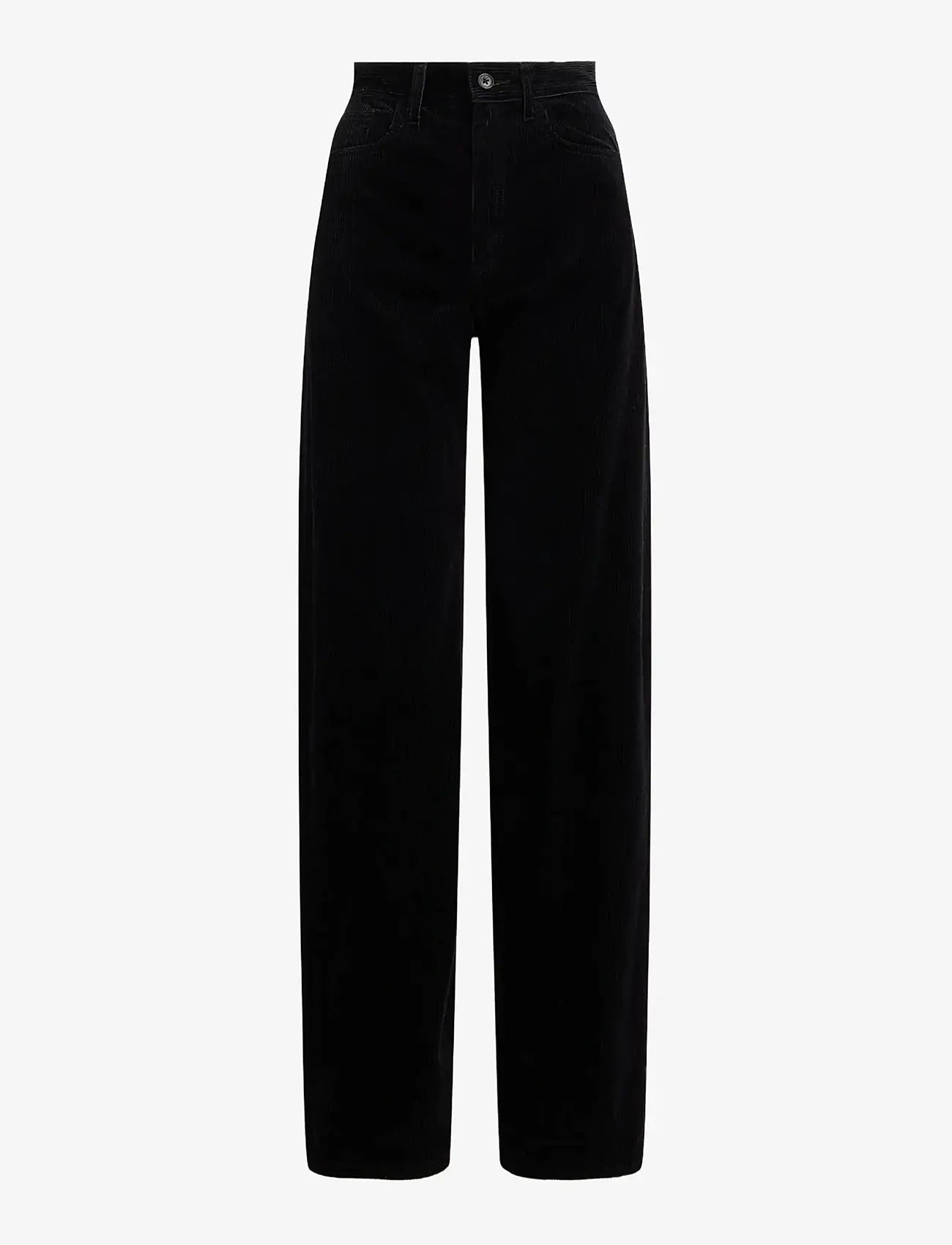 Polo Ralph Lauren - Cotton Corduroy Wide-Leg Pant - brede jeans - polo black - 1