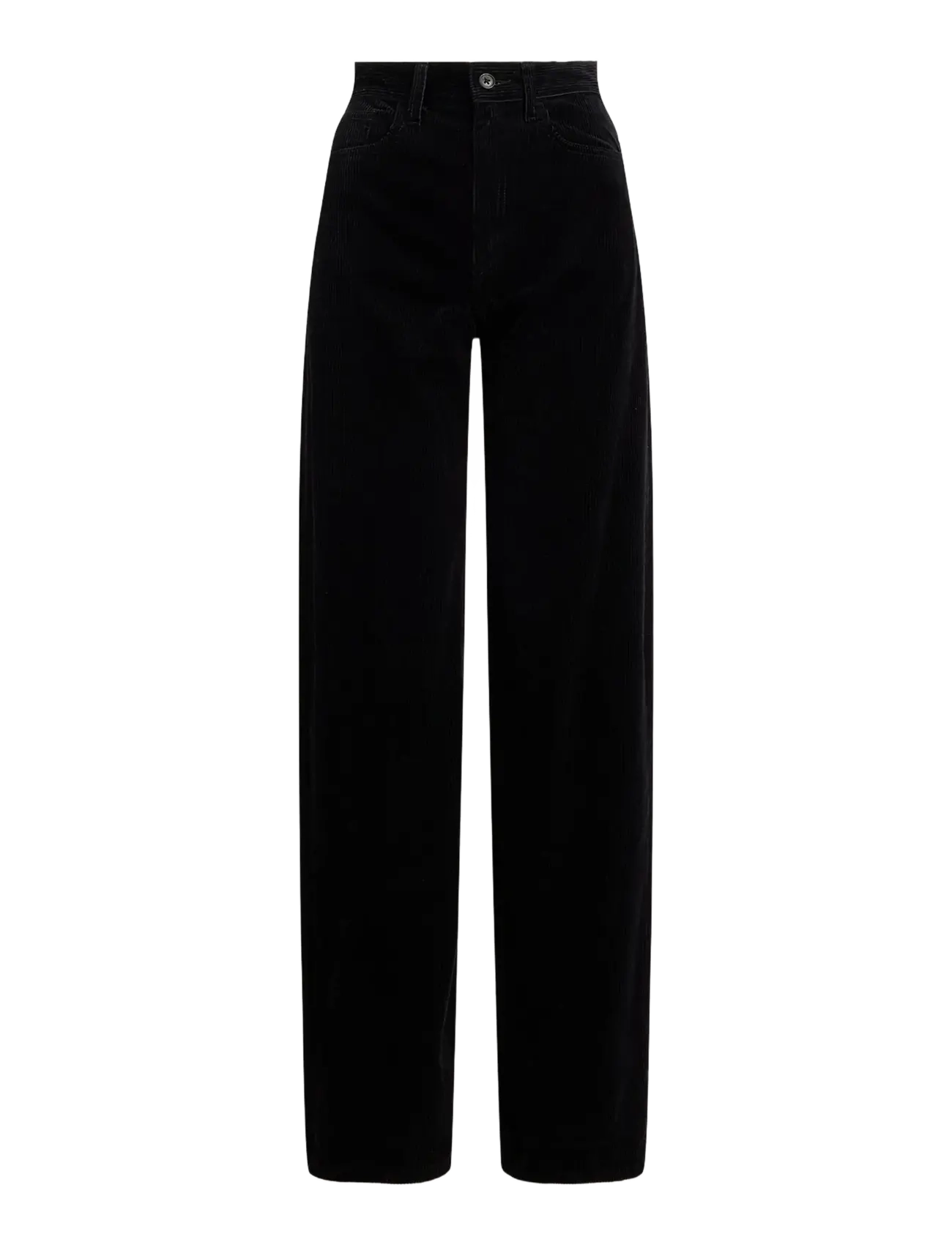 Polo Ralph Lauren Cotton Corduroy Wide-Leg Pant - Teksad - POLO BLACK / black