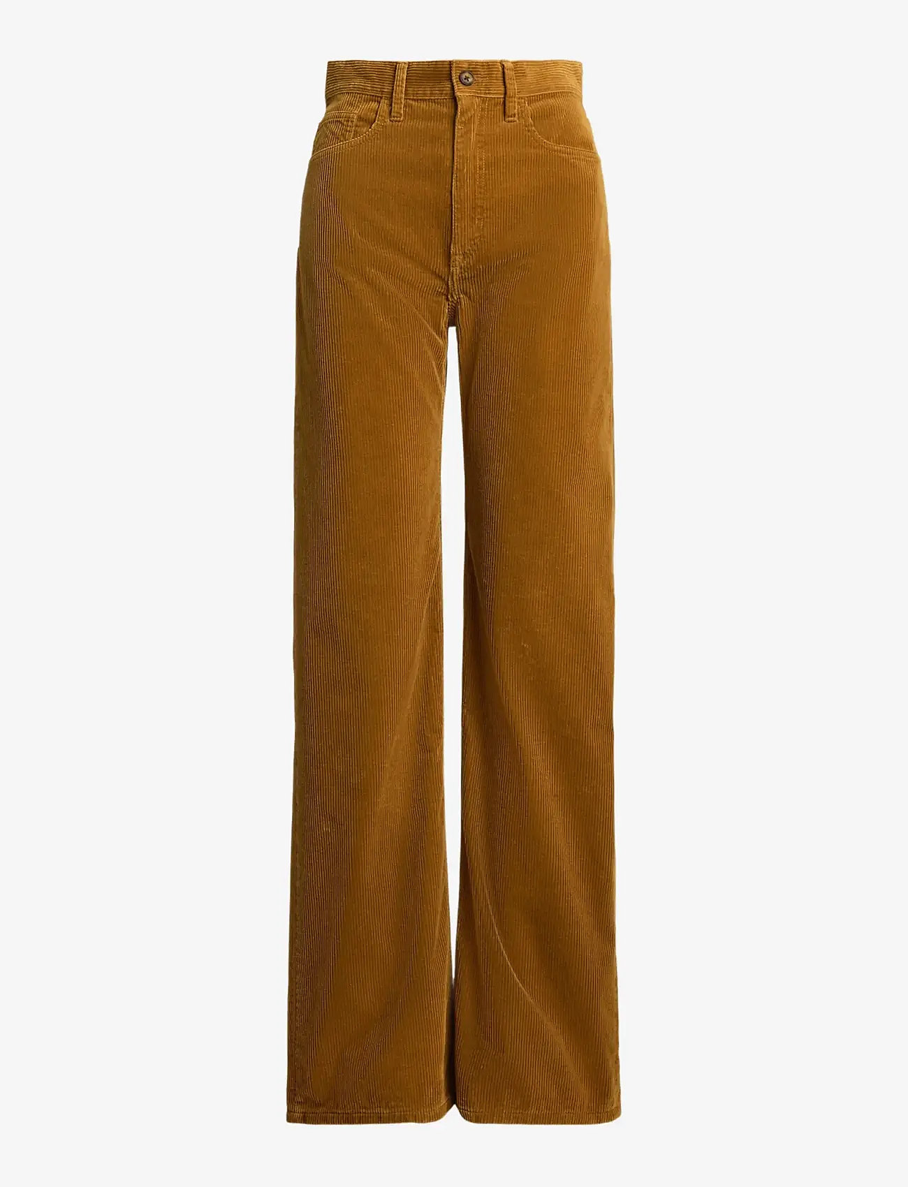 Polo Ralph Lauren - Cotton Corduroy Wide-Leg Pant - vida jeans - tan - 1