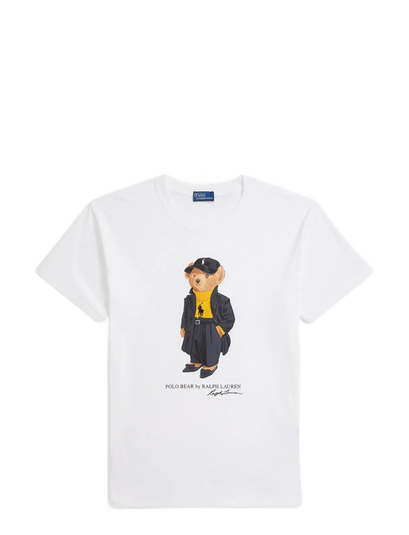 Polo Ralph Lauren 40/1 VNTG CTN JSY-KNT-T-SHIRT - Riided - WHITE / white