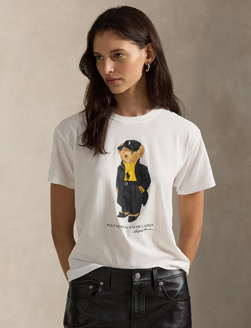 Polo Ralph Lauren - 40/1 VNTG CTN JSY-KNT-T-SHIRT - t-shirts - white - 3