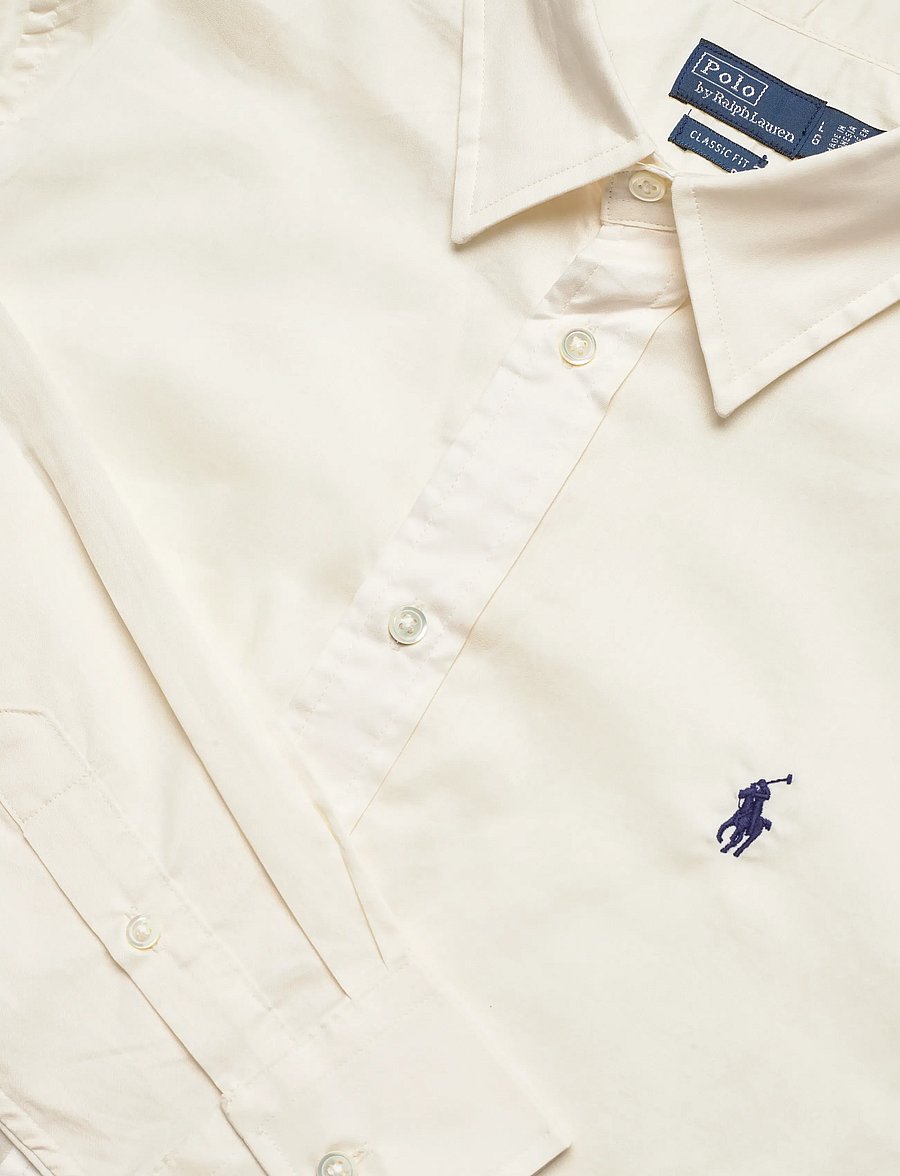 Polo Ralph Lauren - Classic Fit Cotton Twill Shirt - denimskjorter - antique cream - 5