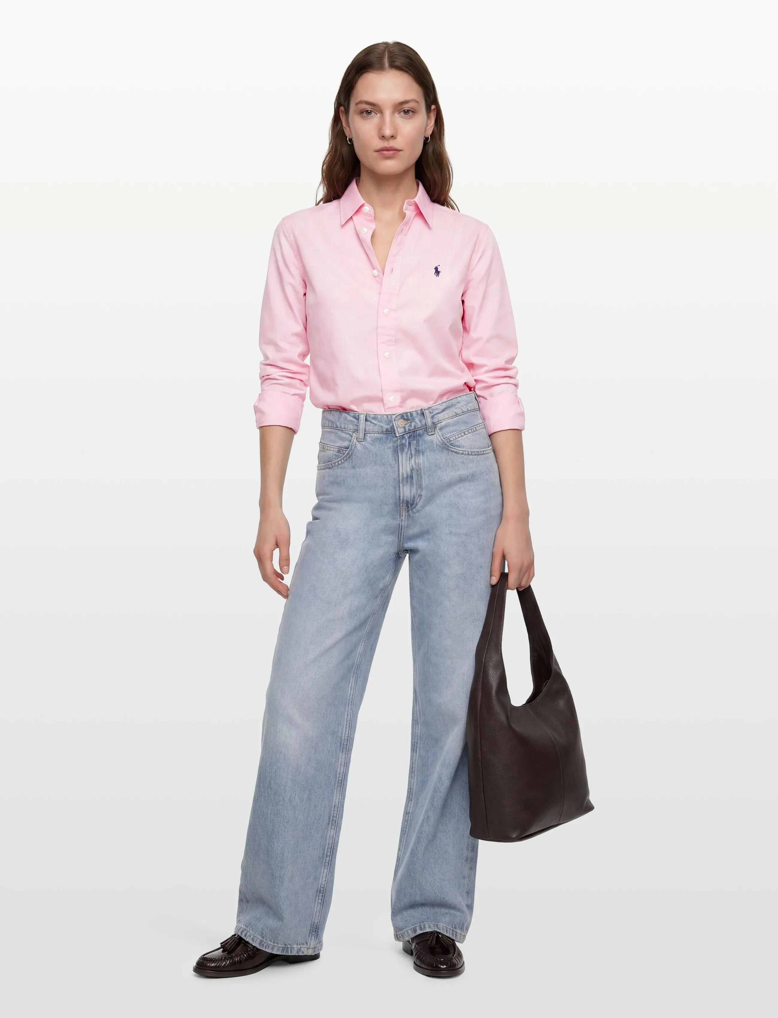 Polo Ralph Lauren Classic Fit Cotton Twill Shirt - Ralph Lauren - BATH PINK / pink/rose