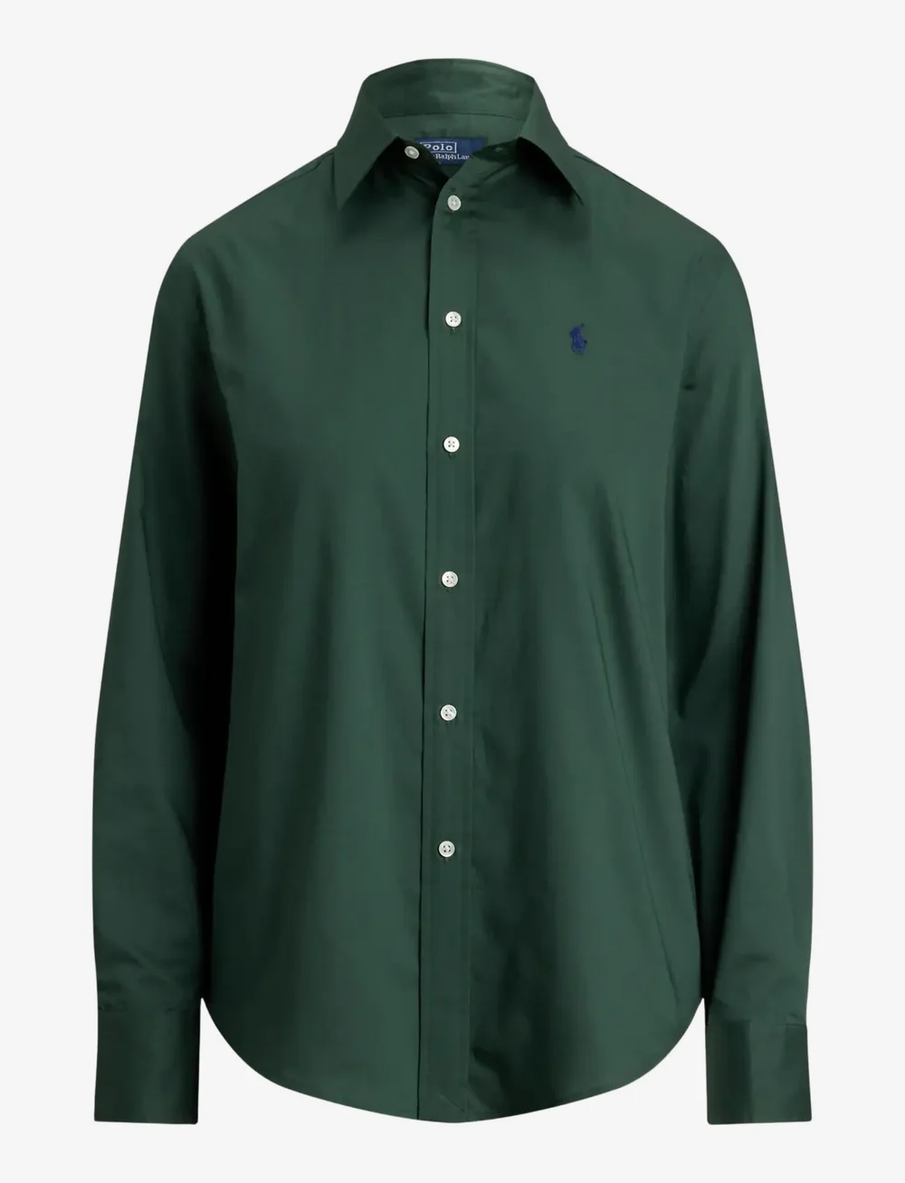 Polo Ralph Lauren - Classic Fit Cotton Twill Shirt - denimskjorter - dark green - 1
