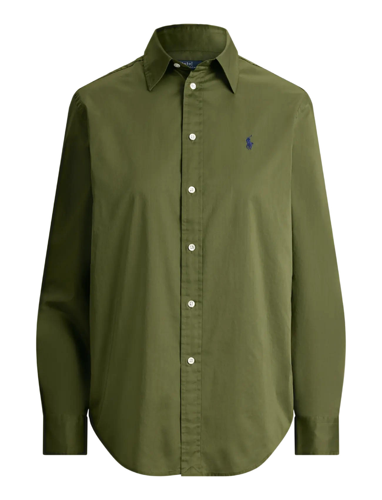 Polo Ralph Lauren Classic Fit Cotton Twill Shirt - Pikkade varrukatega särgid - DENSE OLIVE / khaki/green