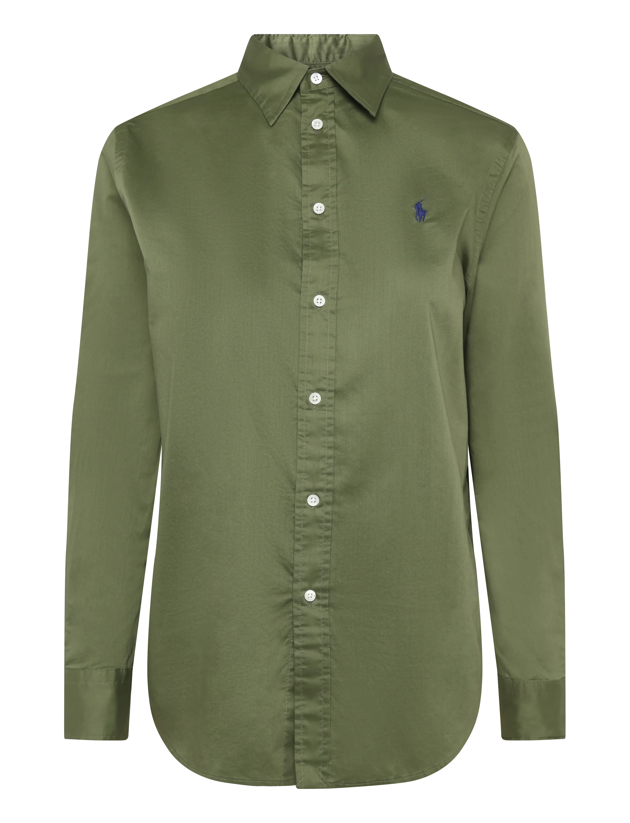 Polo Ralph Lauren - Classic Fit Cotton Twill Shirt - langärmlige hemden - dense olive - 1