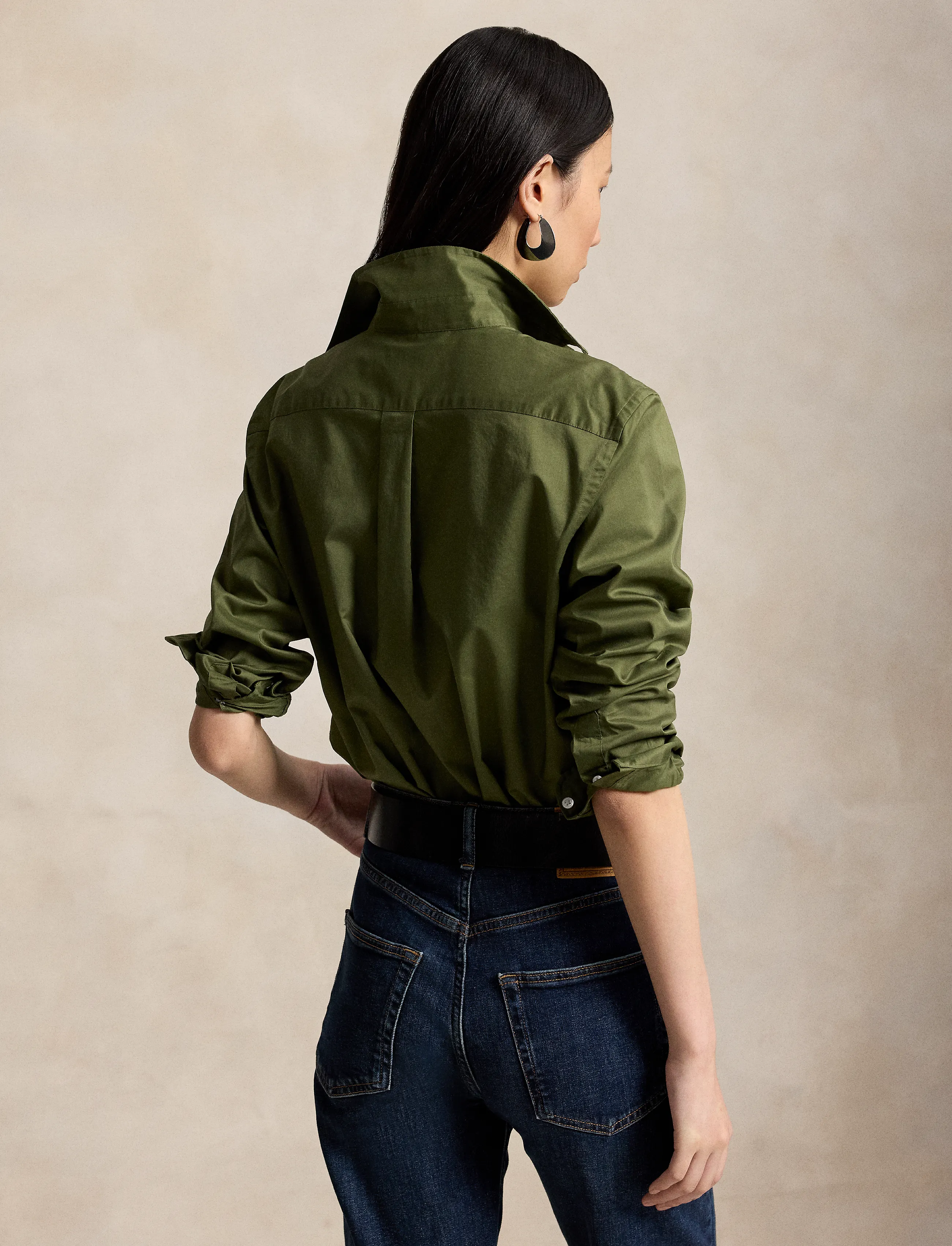 Polo Ralph Lauren - Classic Fit Cotton Twill Shirt - chemises en jeans - dense olive - 2