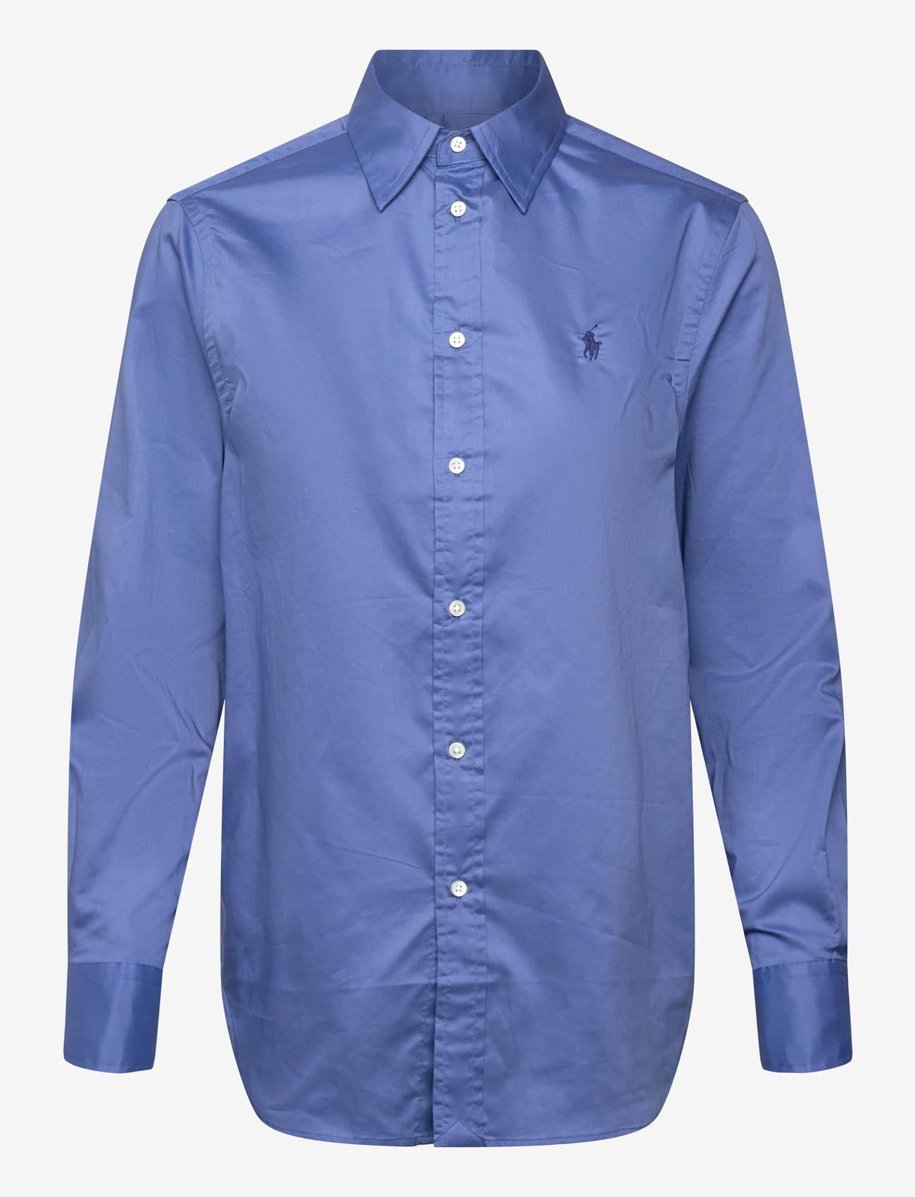 Polo Ralph Lauren - Classic Fit Cotton Twill Shirt - jeansskjortor - isle blue - 0