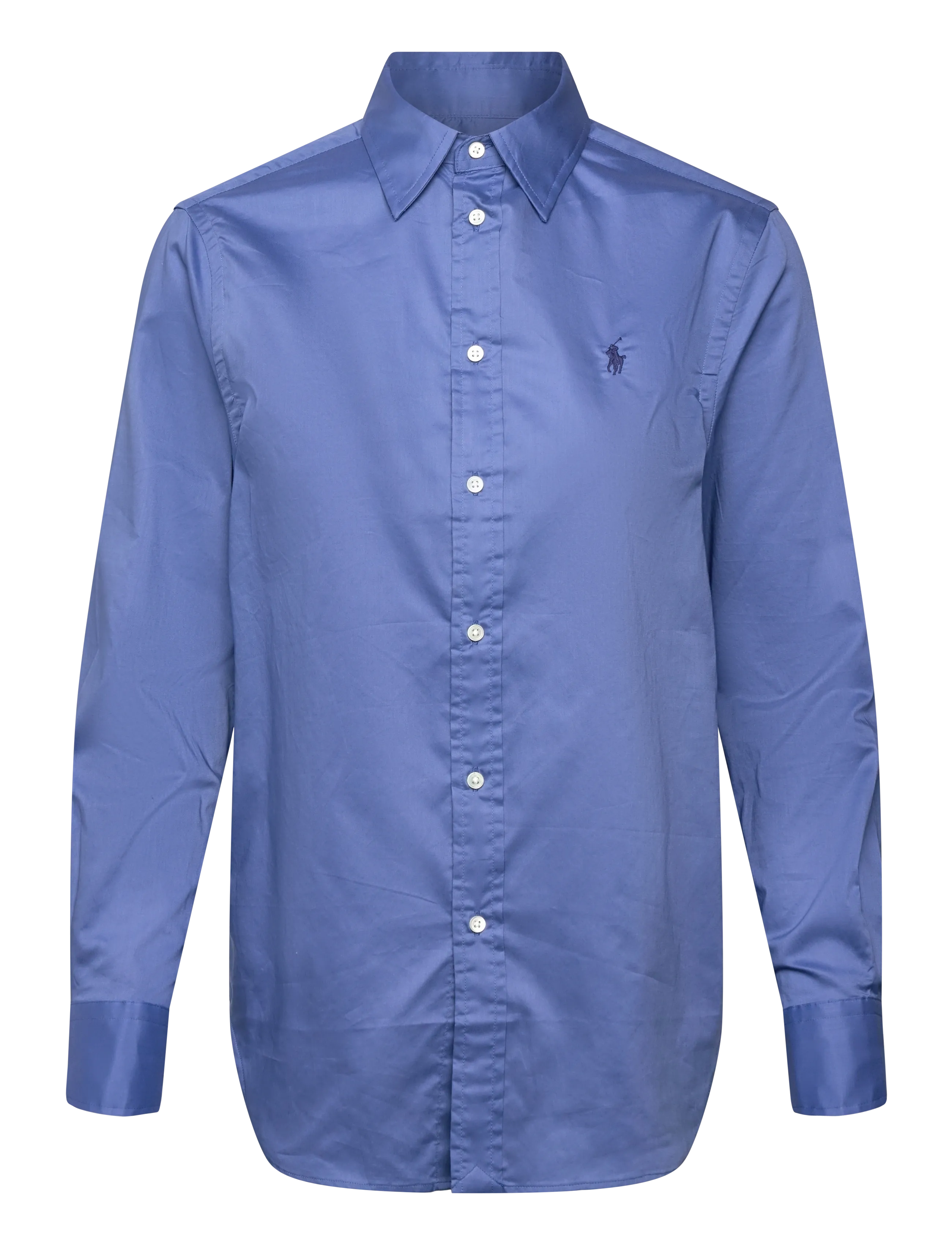 Classic Fit Cotton Twill Shirt - ISLE BLUE