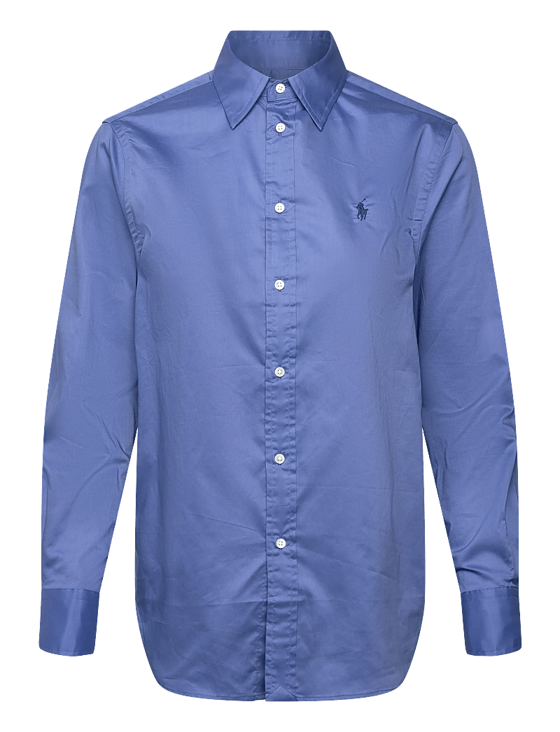 Polo Ralph Lauren - Classic Fit Cotton Twill Shirt - jeansskjortor - isle blue - 0
